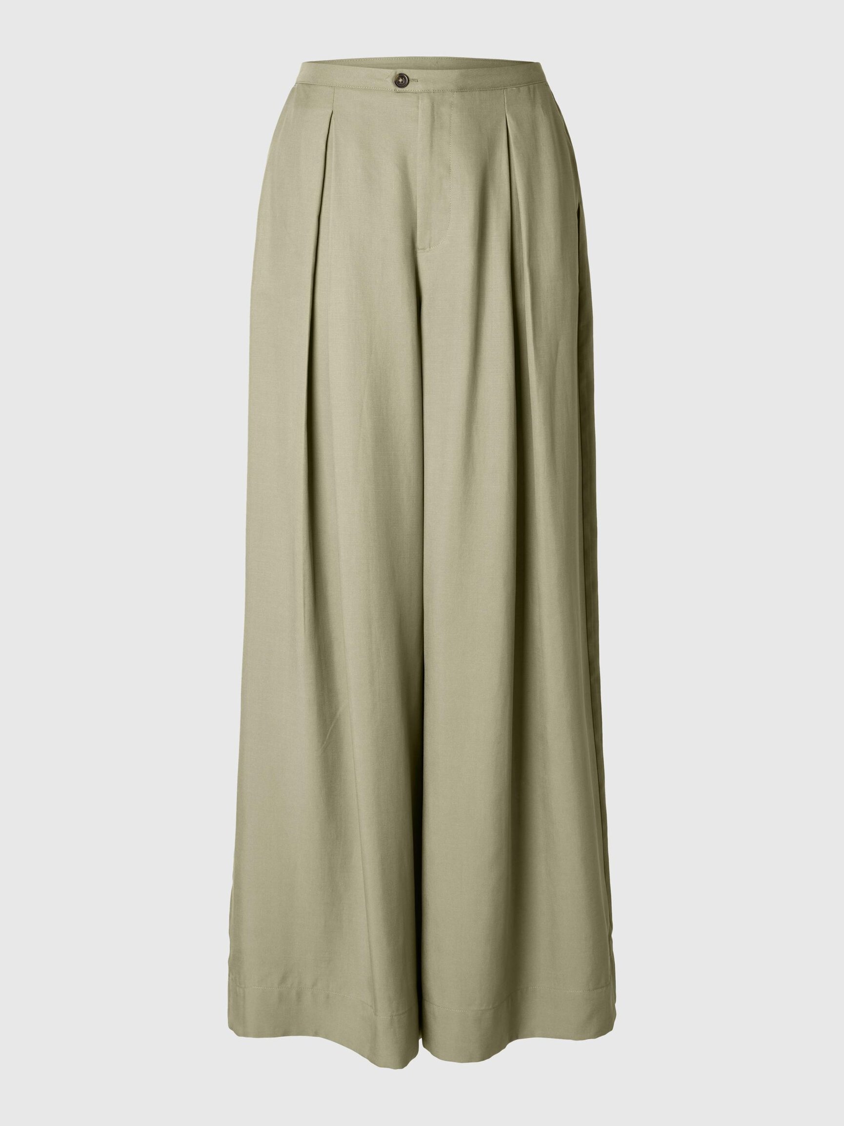 MID WAIST WIDE-LEG TROUSERS