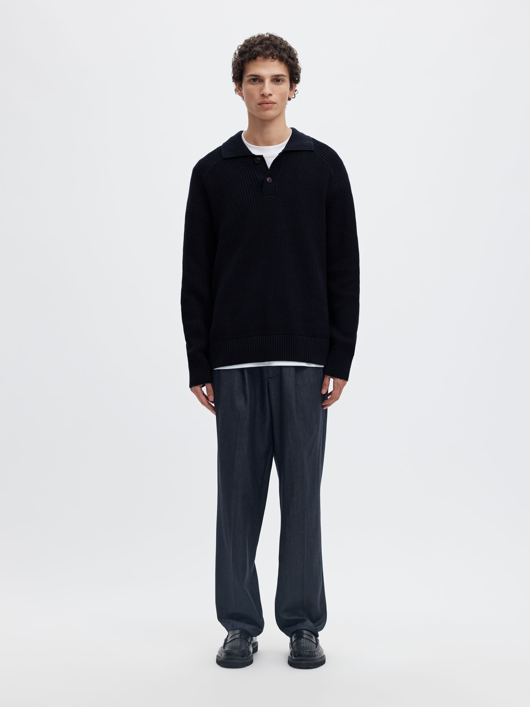 RIBBED PULLOVER