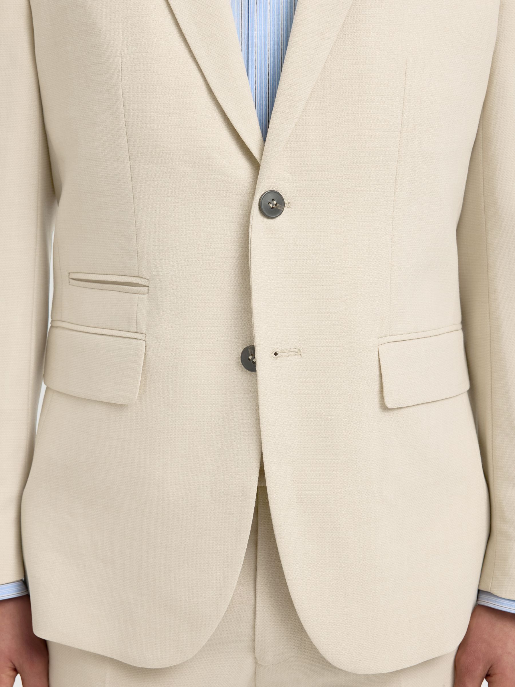 WOVEN WOOL BLEND BLAZER