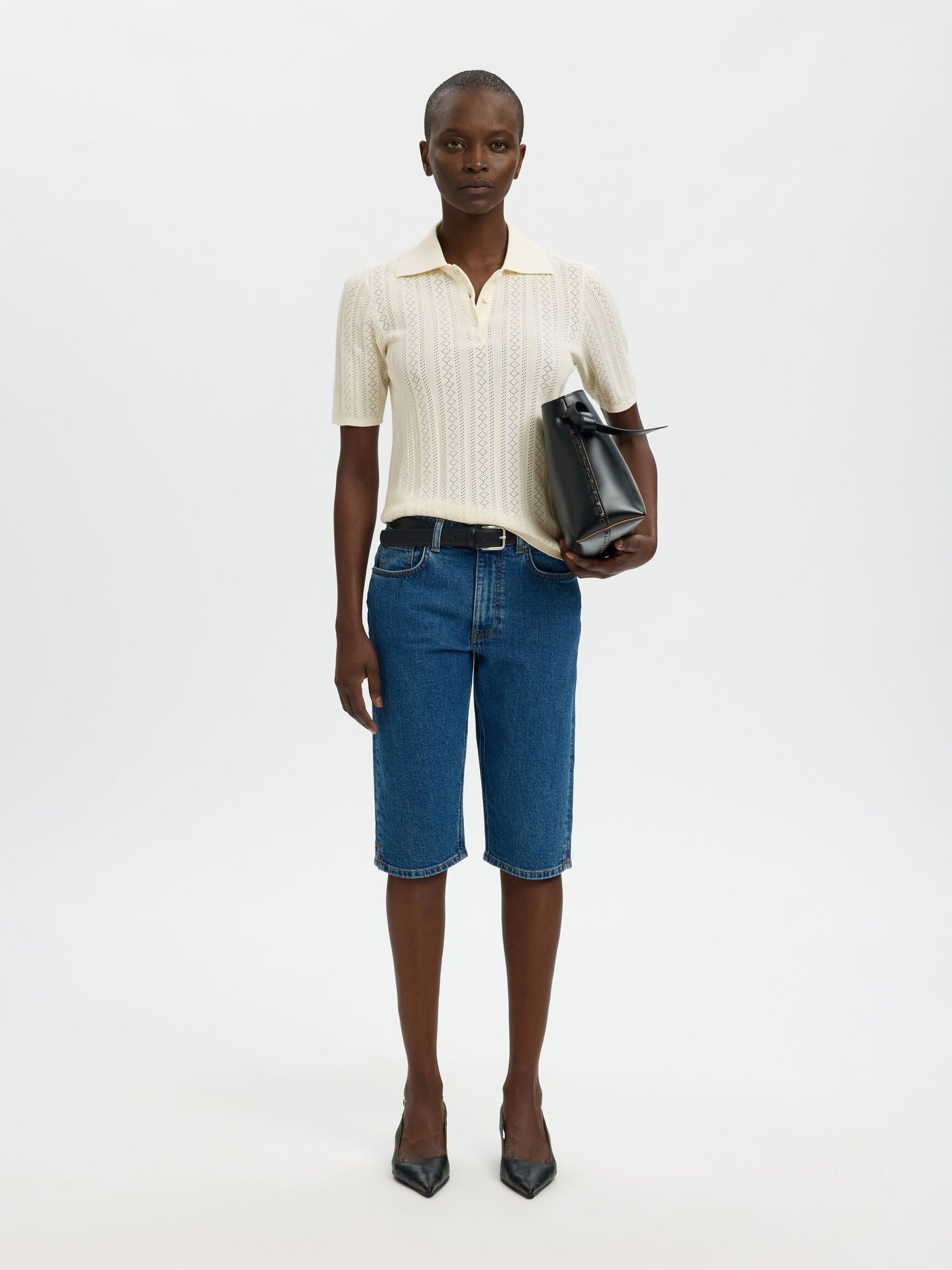 COTTON KNITTED POLO SHIRT