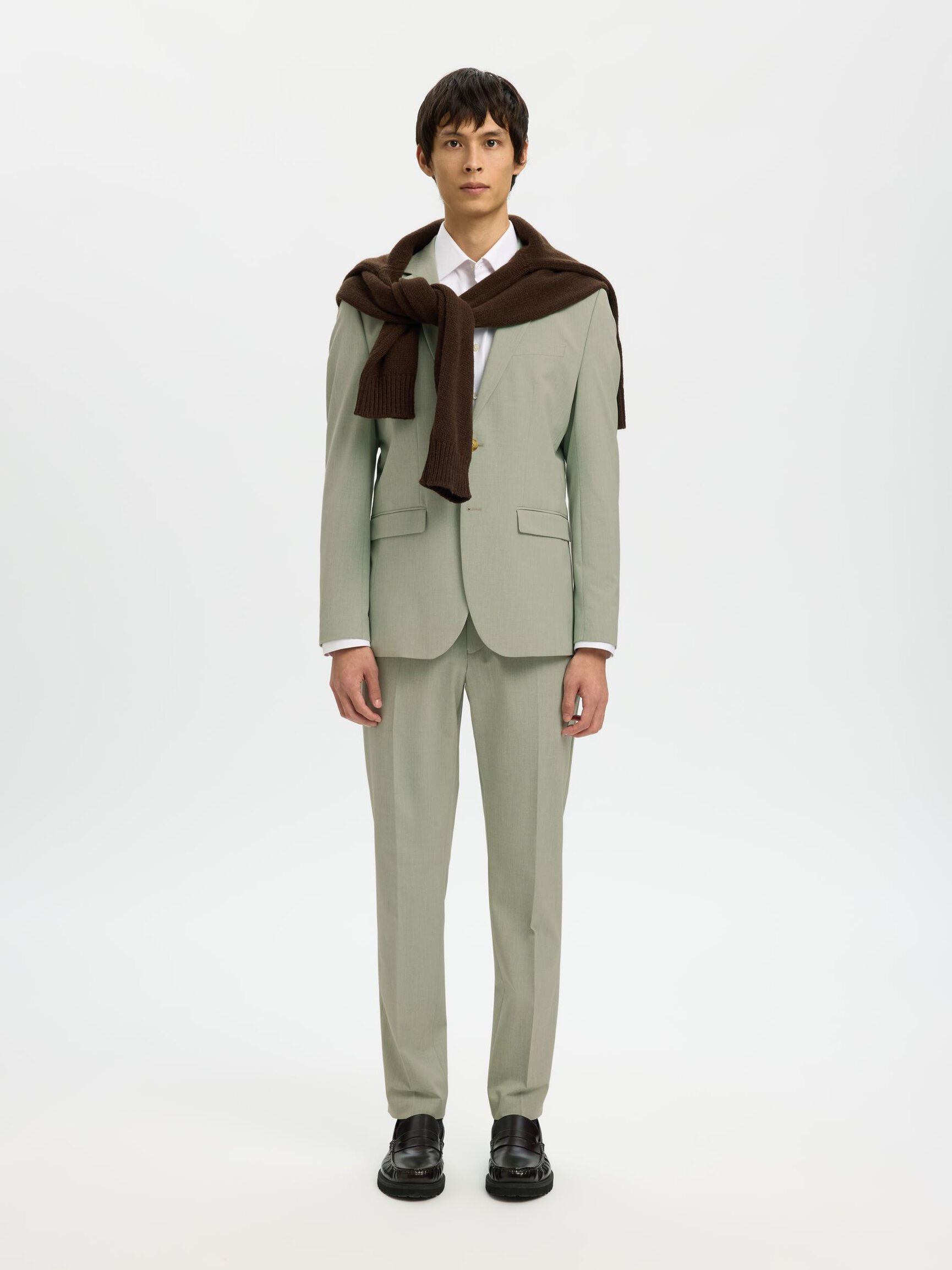 VISCOSE BLEND SLIM FIT BLAZER