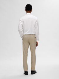SLIM FIT SUIT TROUSERS, Sand, highres