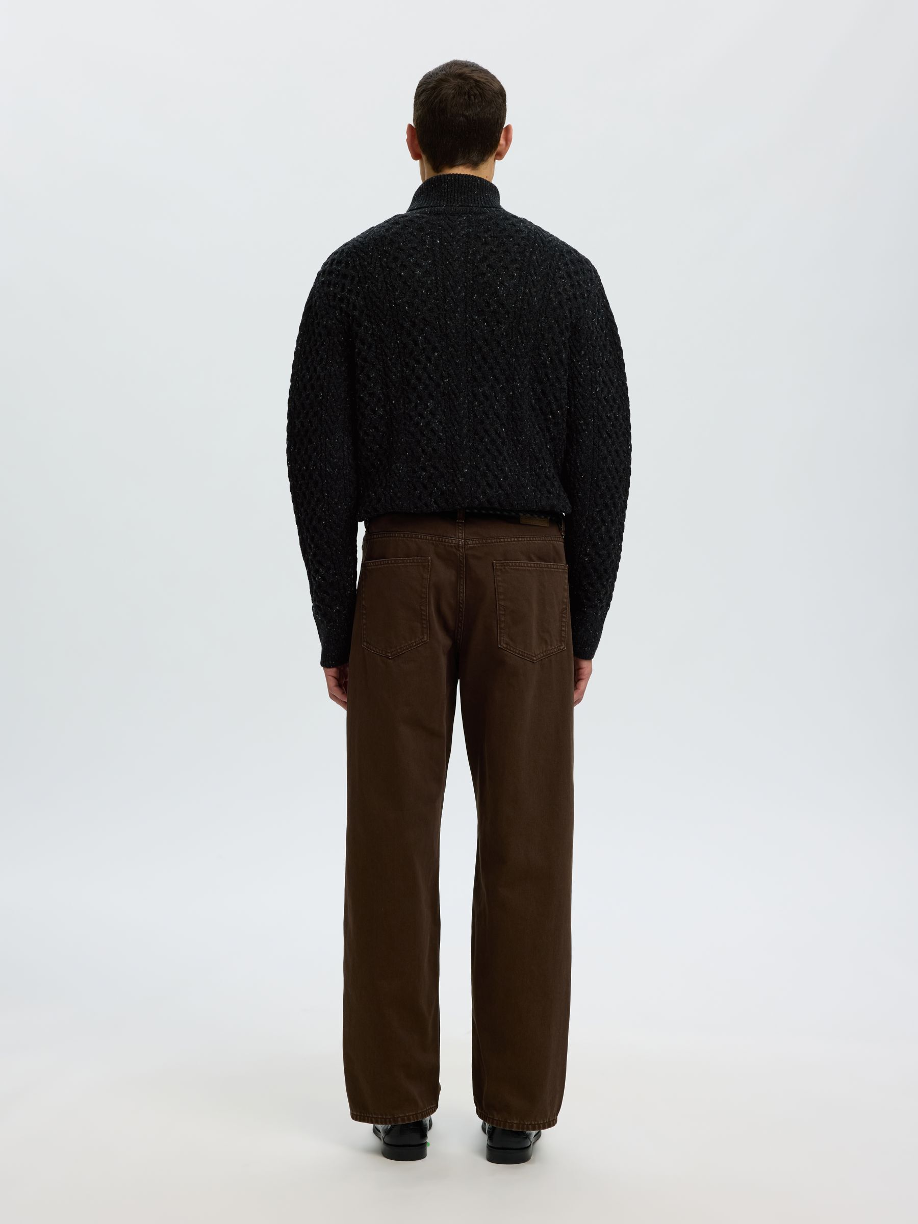 CABLE KNIT TURTLENECK