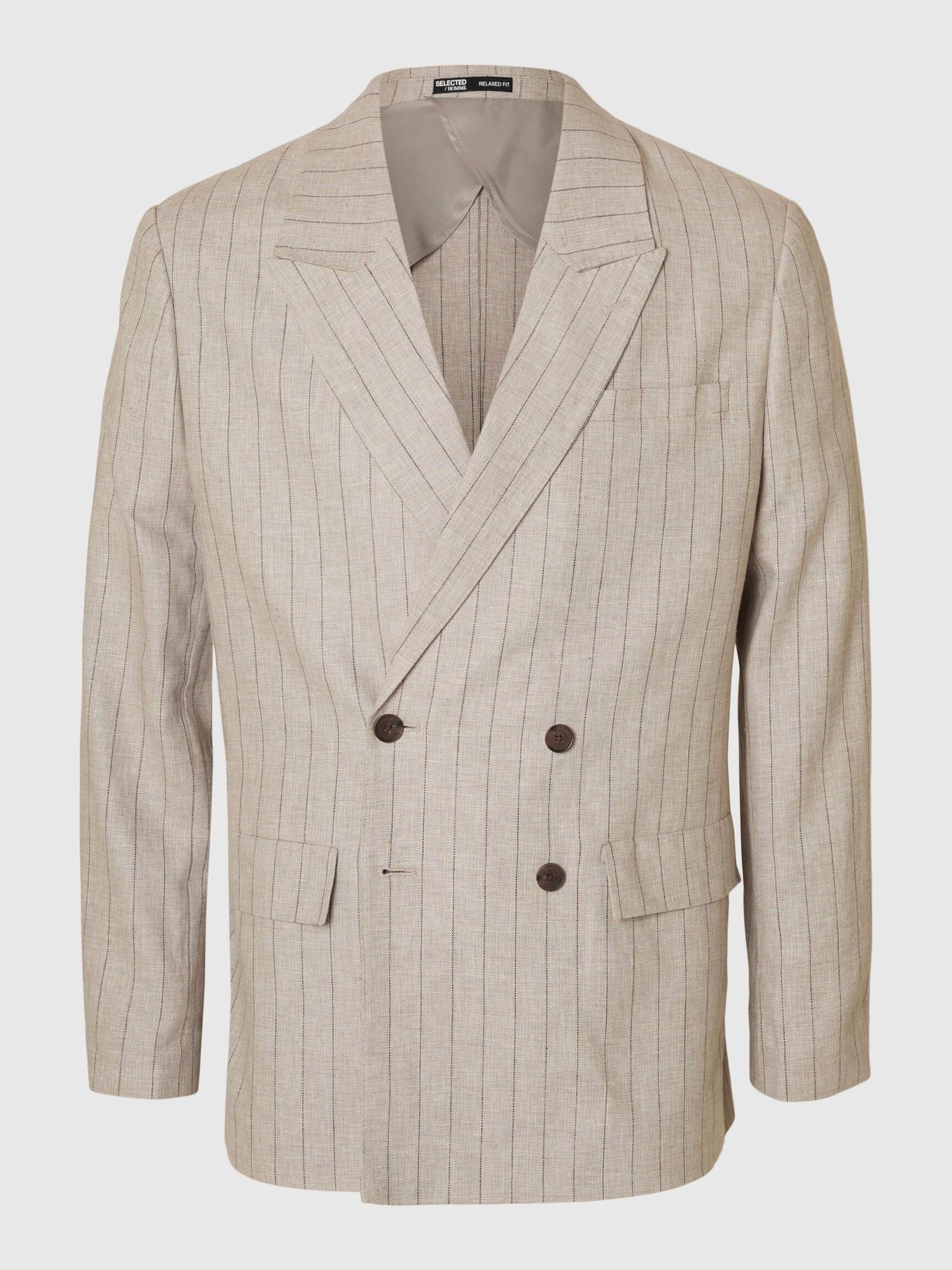 LEINENMIX BLAZER, Oatmeal, highres