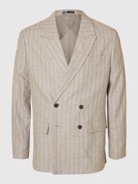 LEINENMIX BLAZER, Oatmeal, highres