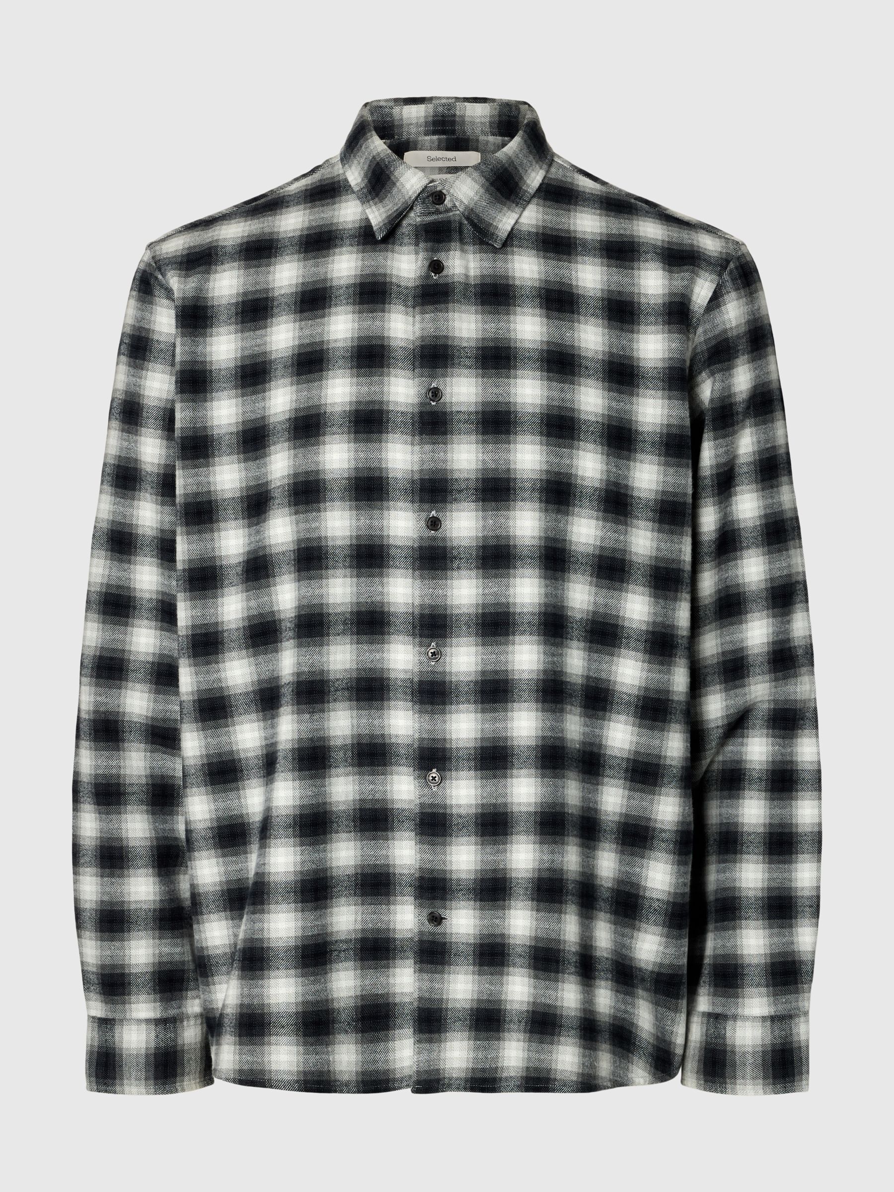 BRUSHED ORGANIC COTTON LONG SLEEVED SHIRT