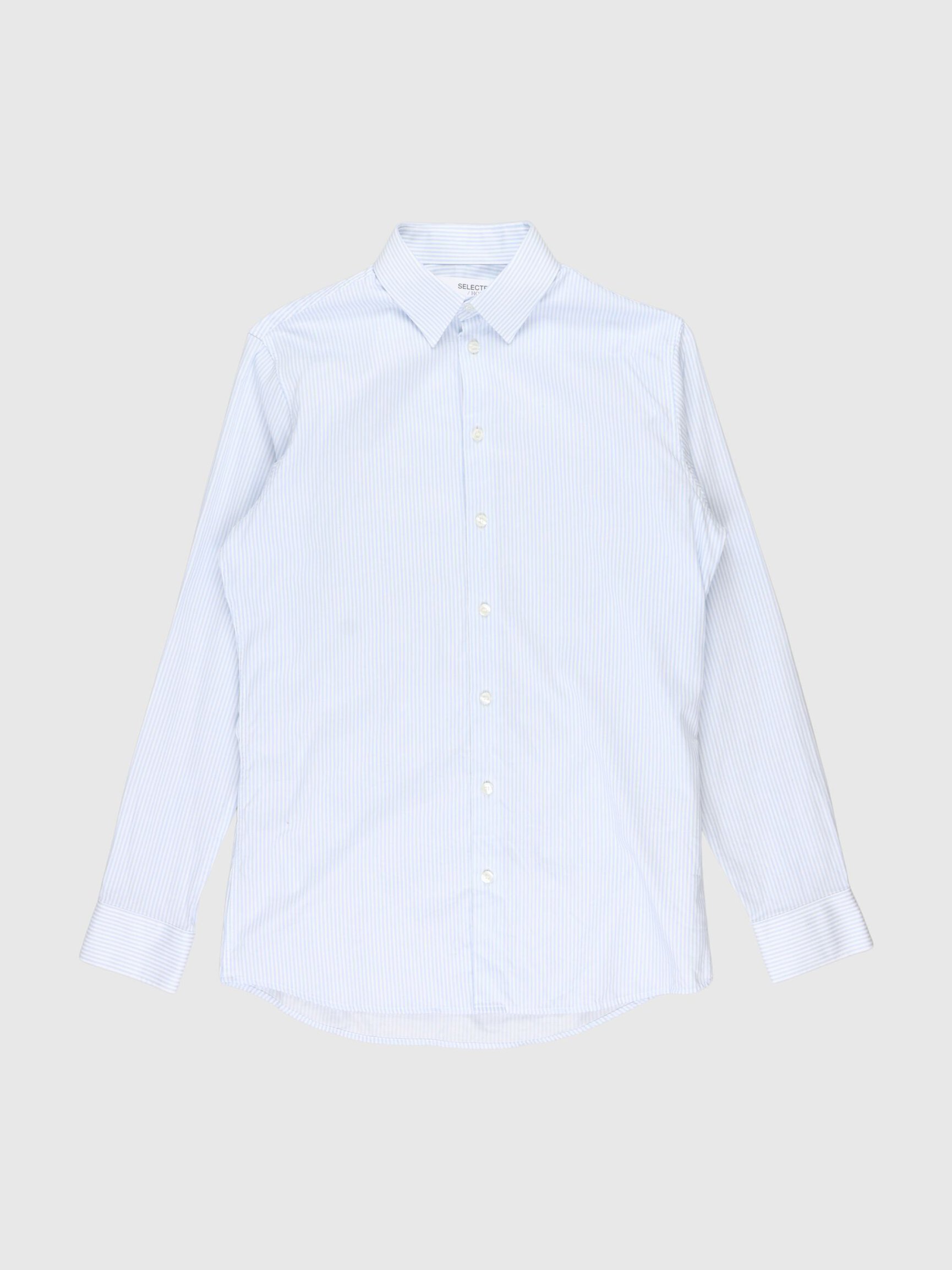 LANGE MOUWEN GESTREEPT SLIM FIT FORMEEL OVERHEMD