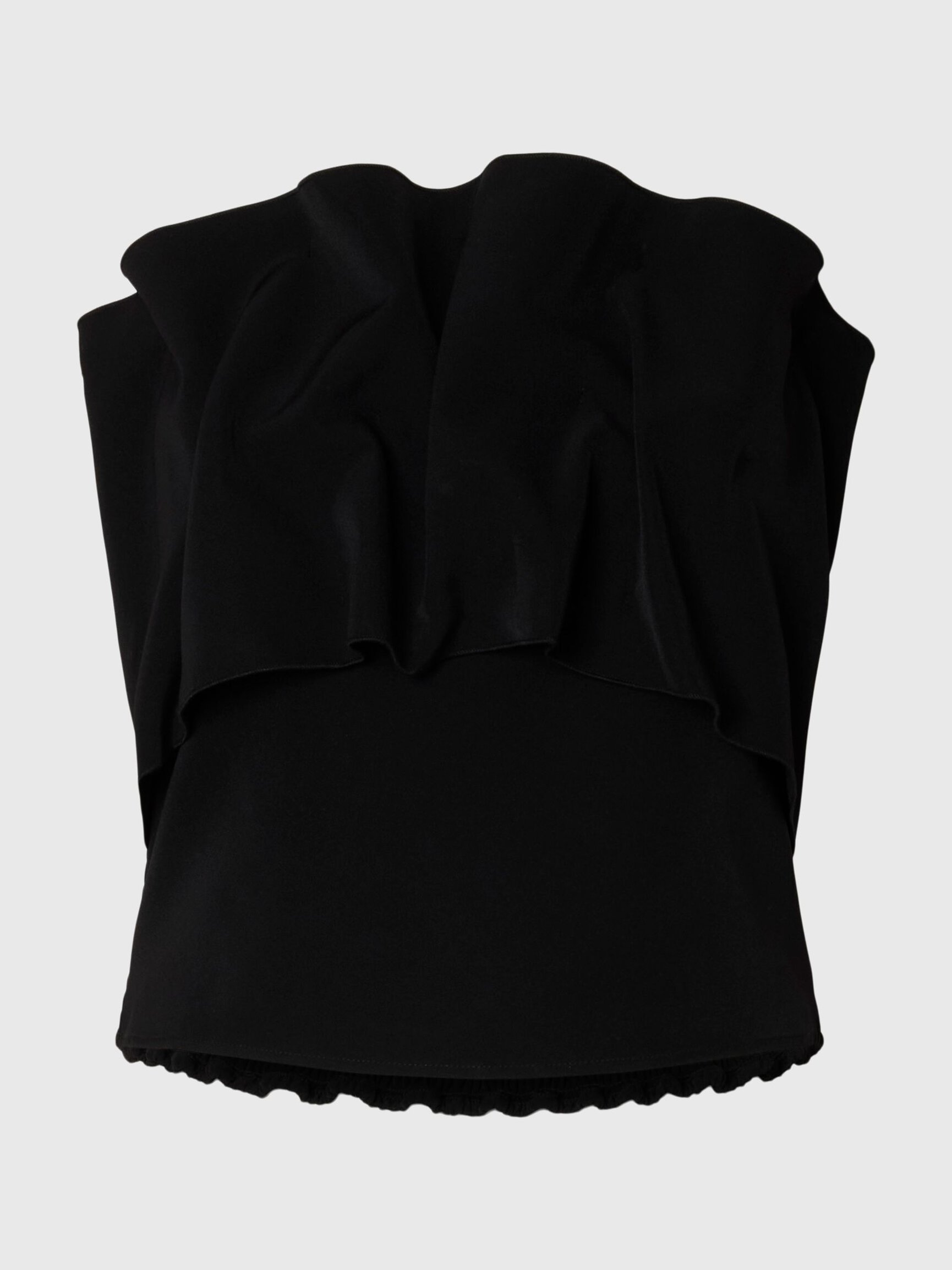 PLEATED BANDEAU TOP