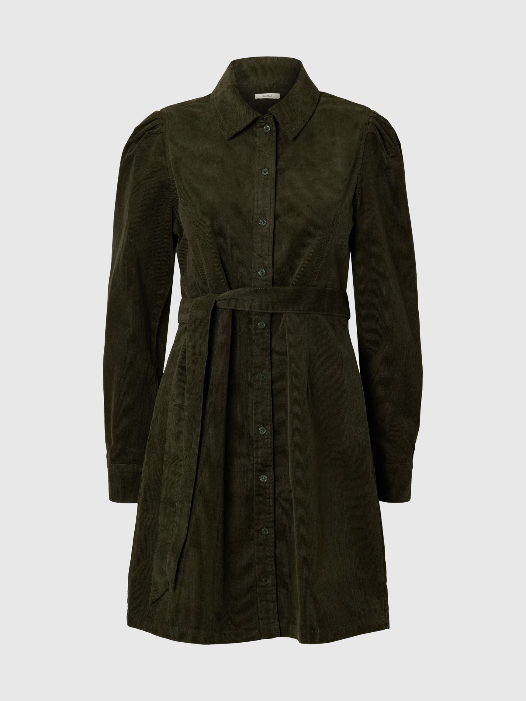 COTTON CORDUROY MINI DRESS