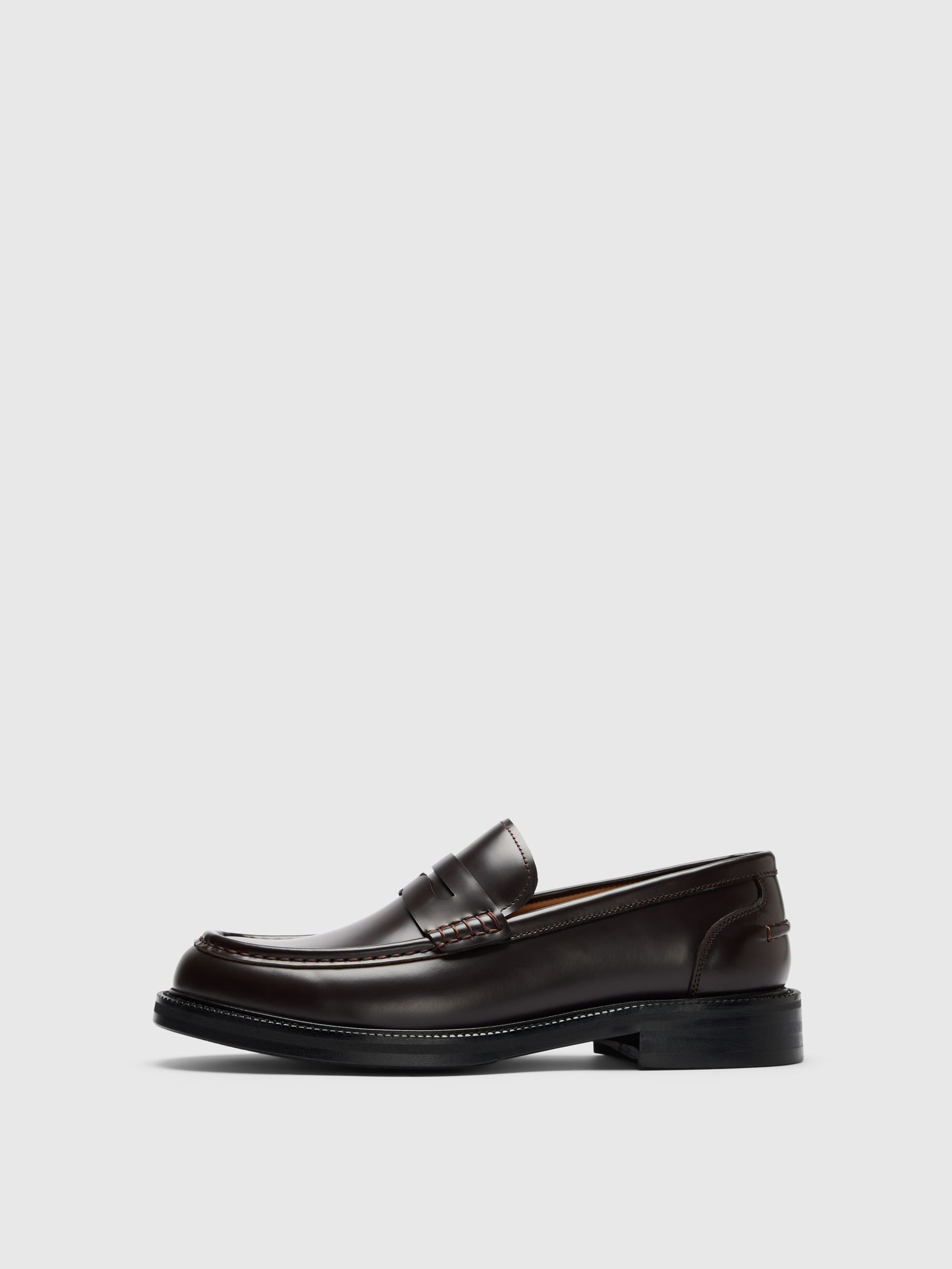 LEATHER  PENNY LOAFERS