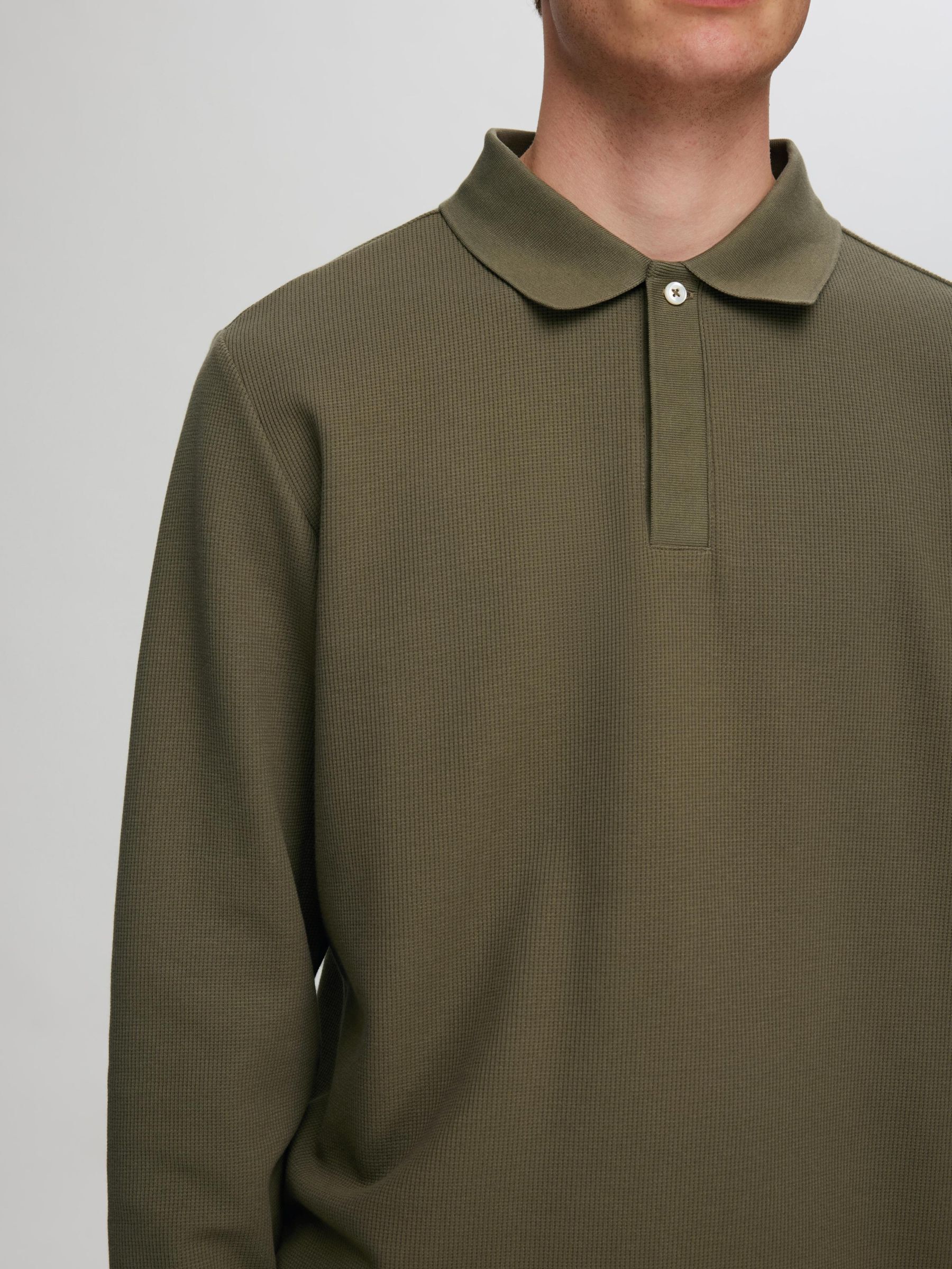 LONG SLEEVED POLO SHIRT