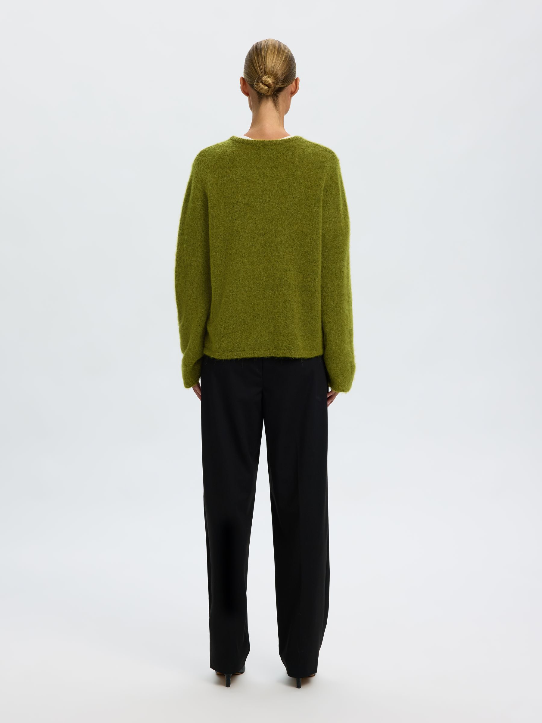 WOOL BLEND KNITTED JUMPER