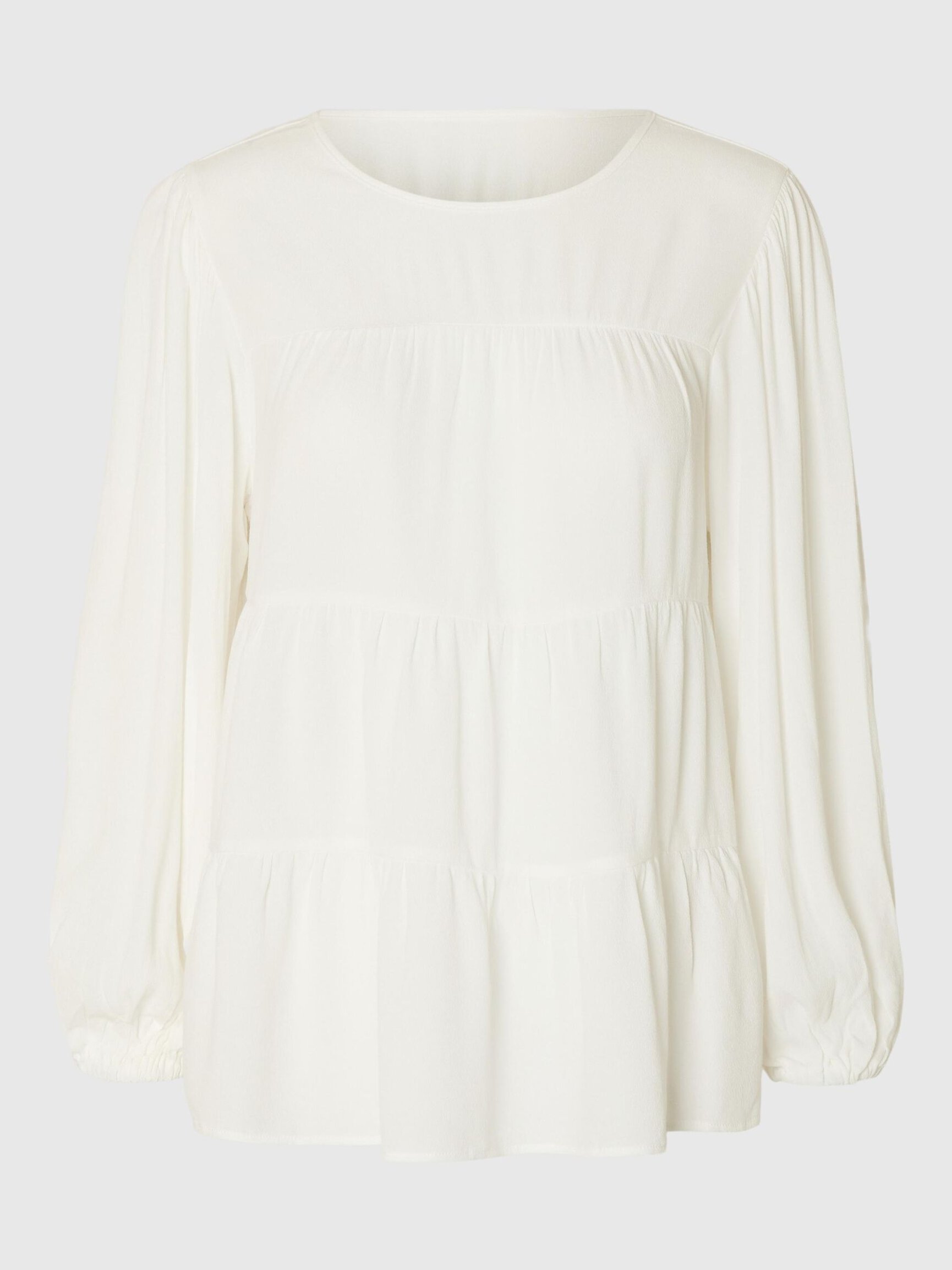 VISCOSE BLEND BLOUSE