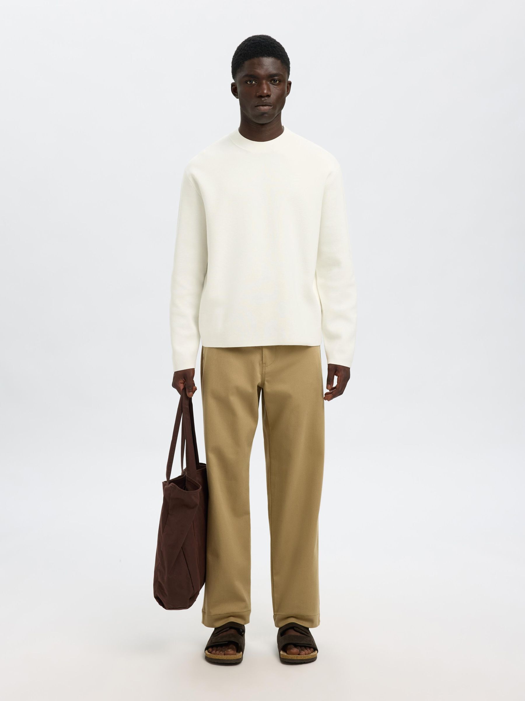 RELAXED FIT BAUMWOLLMIX PULLOVER