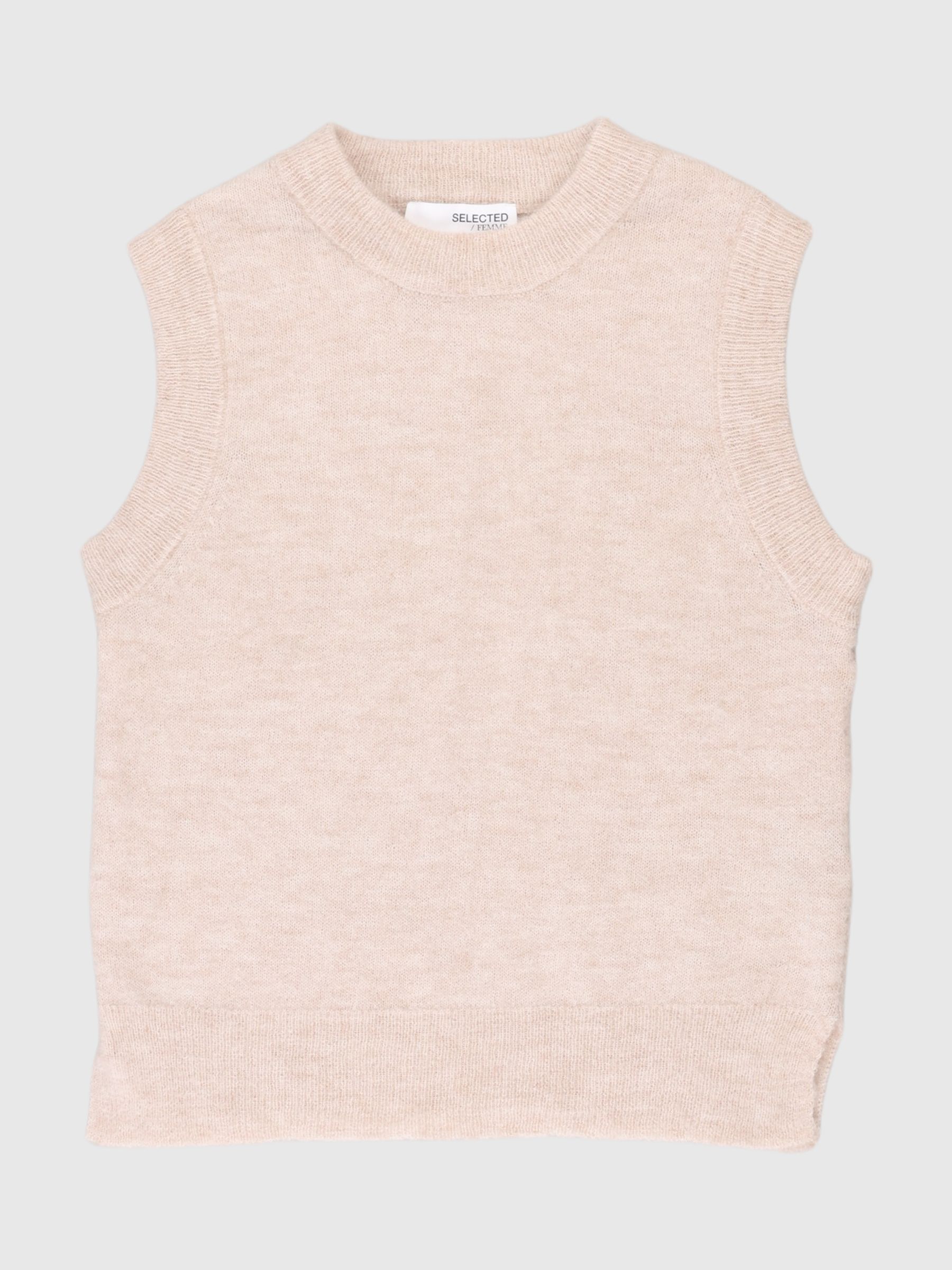 ROUND NECK KNITTED VEST