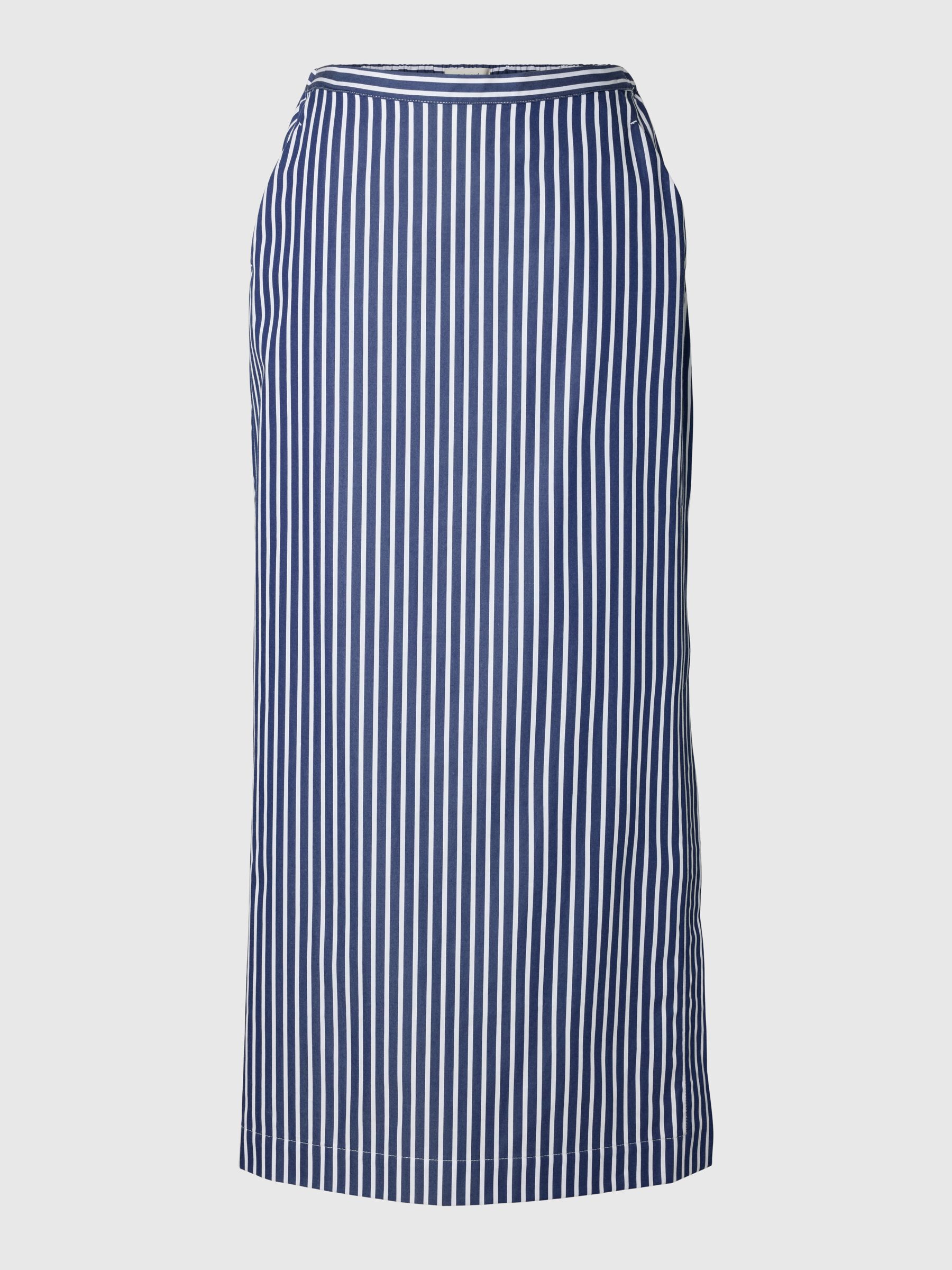 STRIPED MAXI SKIRT