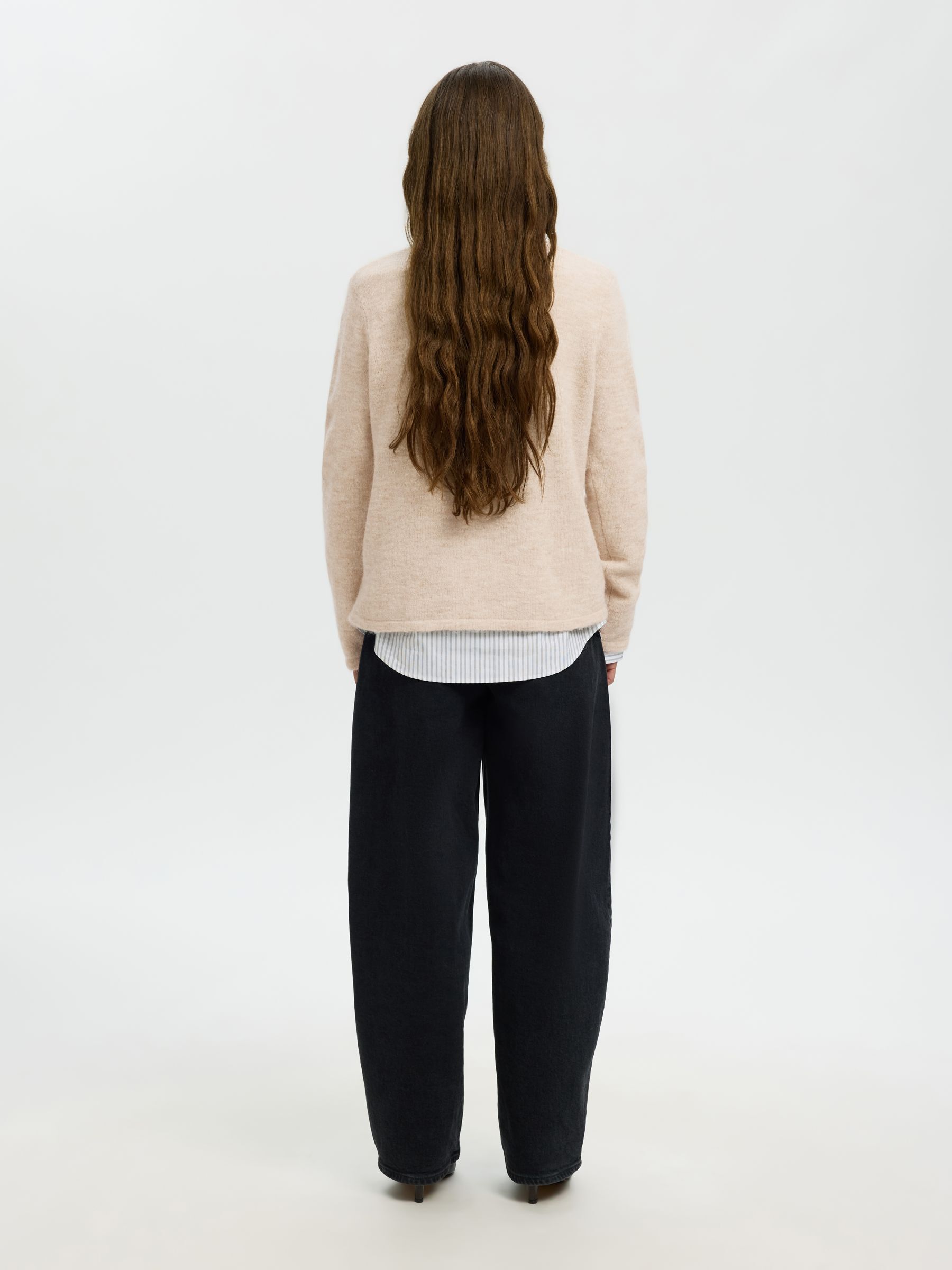 WOOL BLEND KNITTED PULLOVER