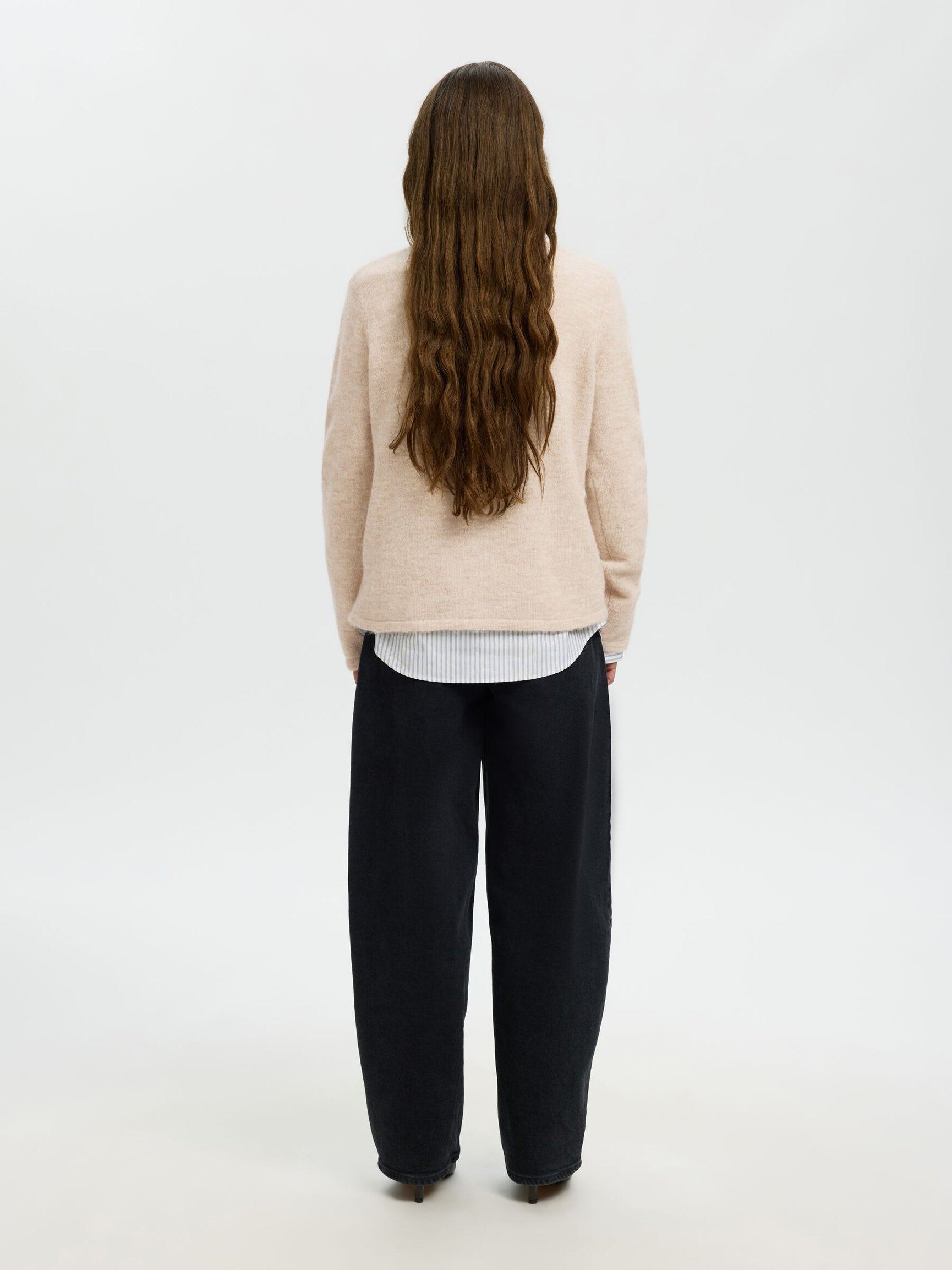 WOOL BLEND KNITTED PULLOVER