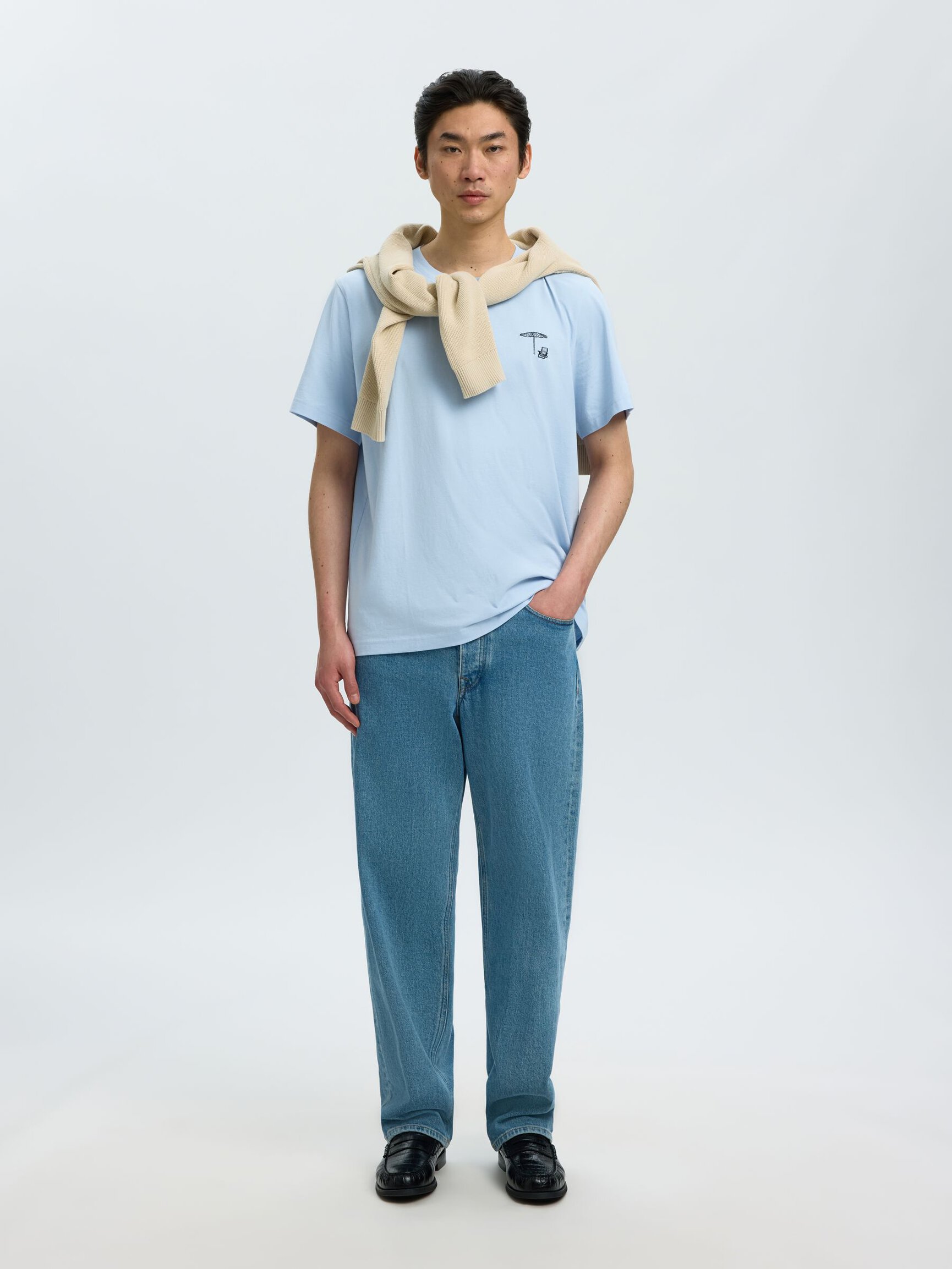 NORMAL PASSFORM BOMULL T-SHIRT