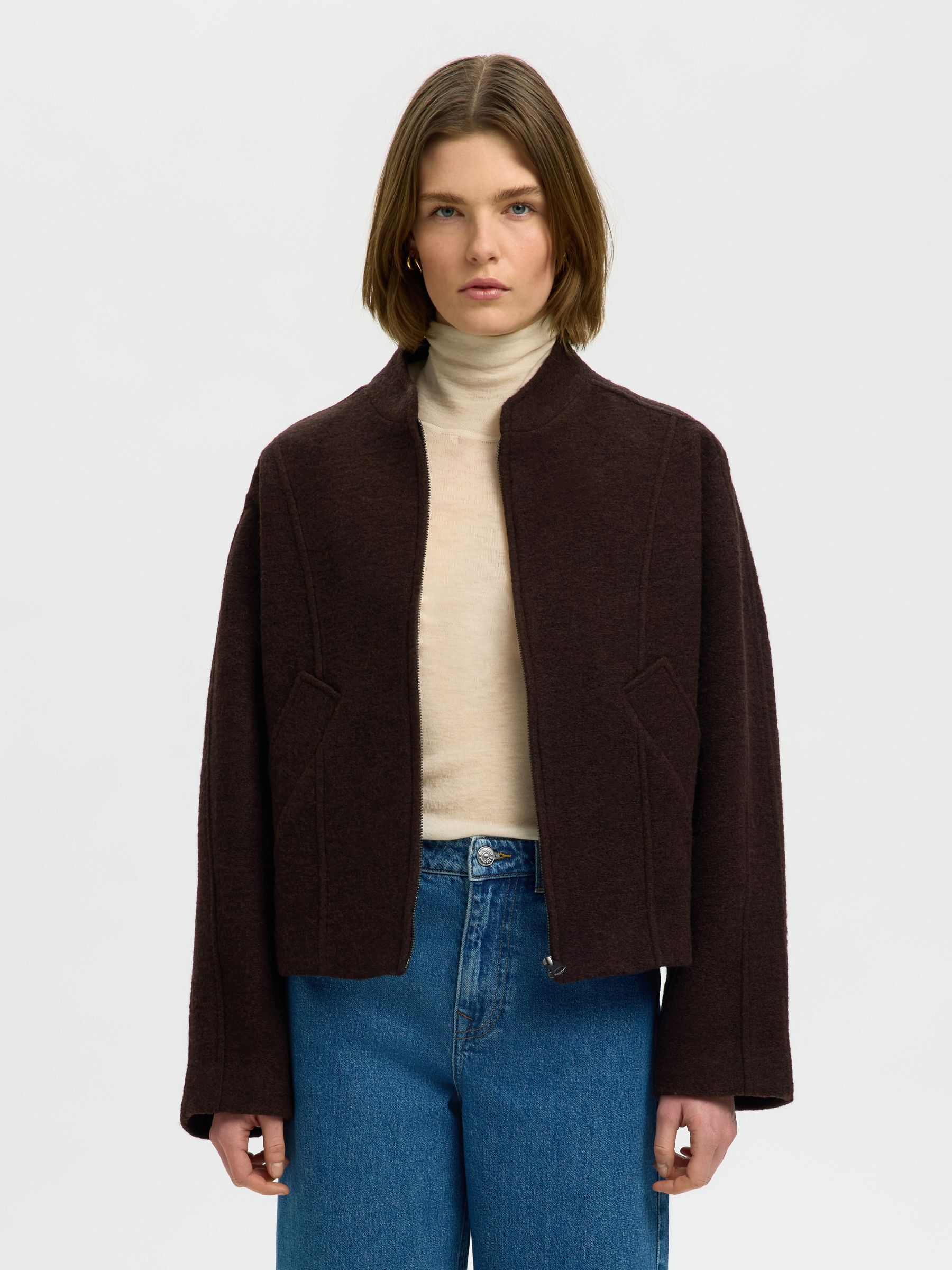 WOOL BLEND JACKET