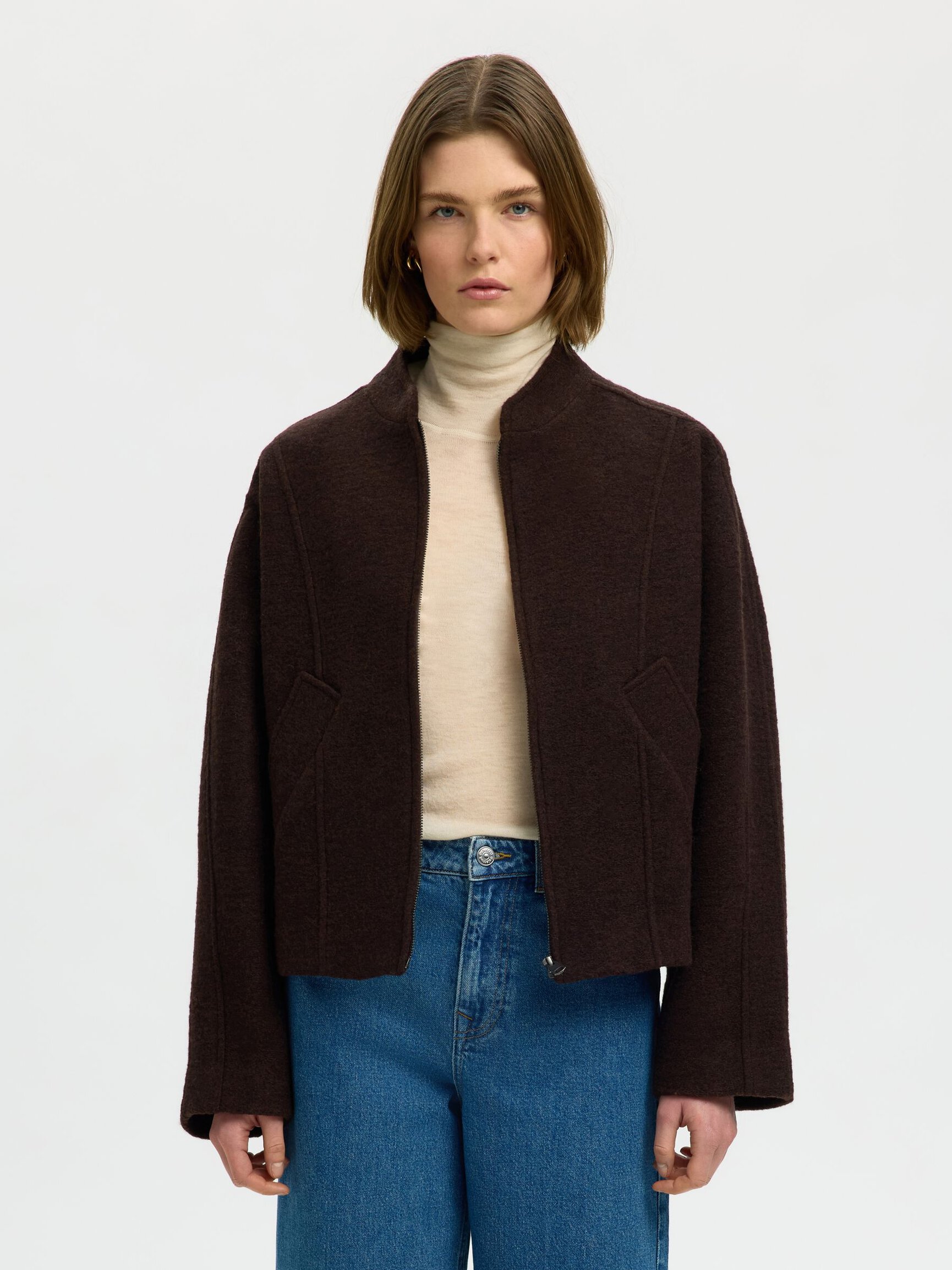WOOL BLEND JACKET