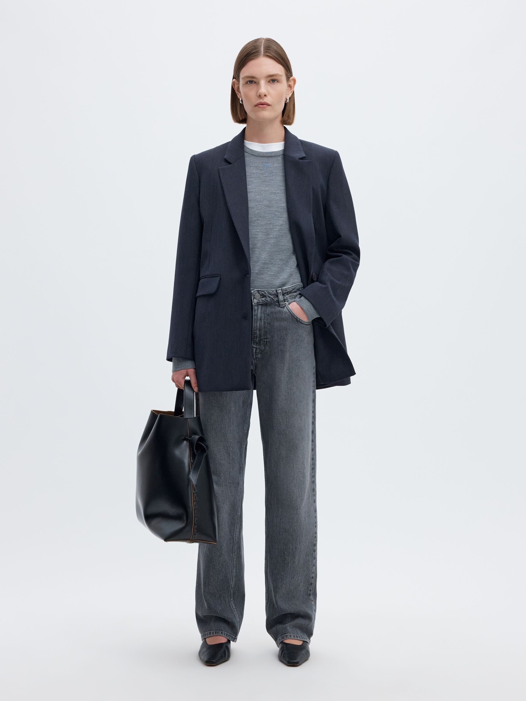 VISKOSEMIX OVERSIZED BLAZER