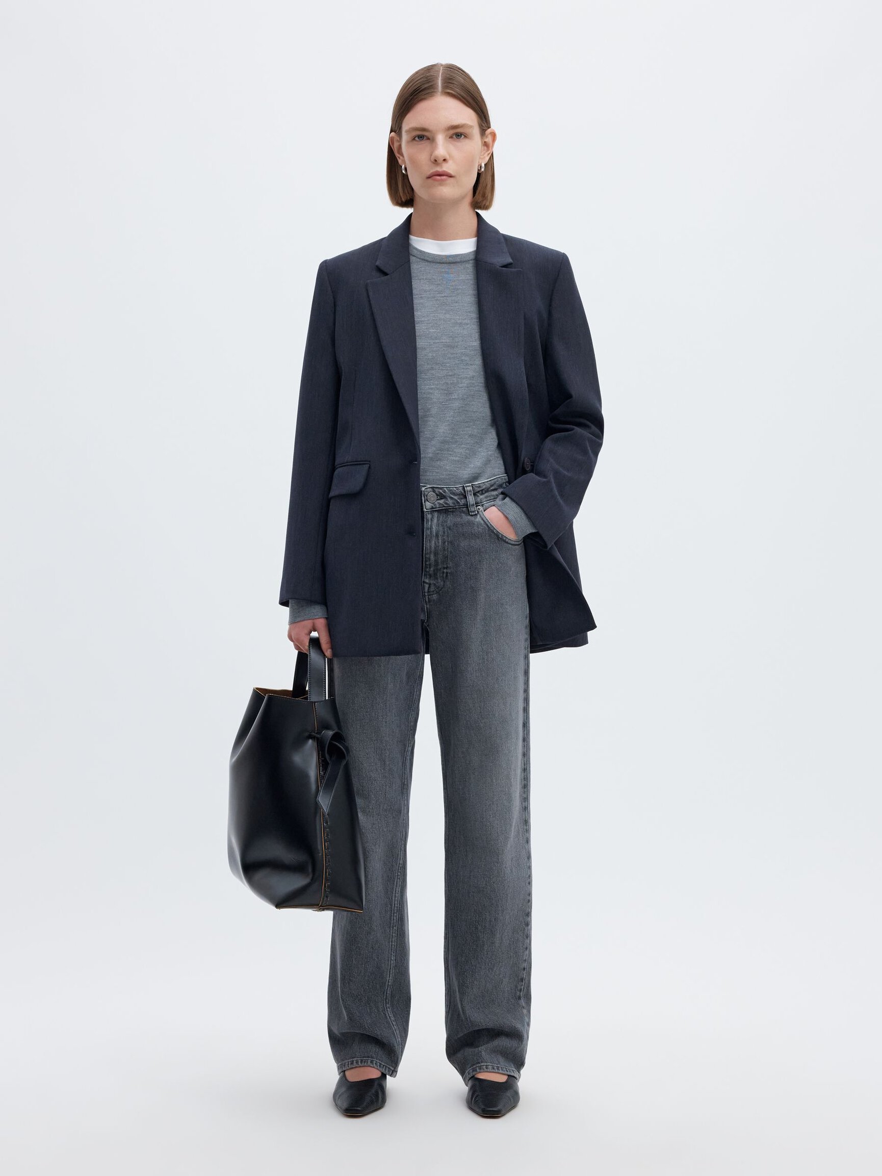 VISKOSEMIX OVERSIZED BLAZER