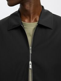 LEICHTE KURZJACKE, Black, highres