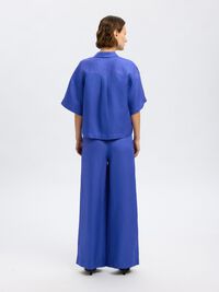 HØRBLANDING BREDE BUKSER, Dazzling Blue, highres