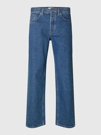 220 LOOSE FIT JEANS, Medium Blue Denim, highres
