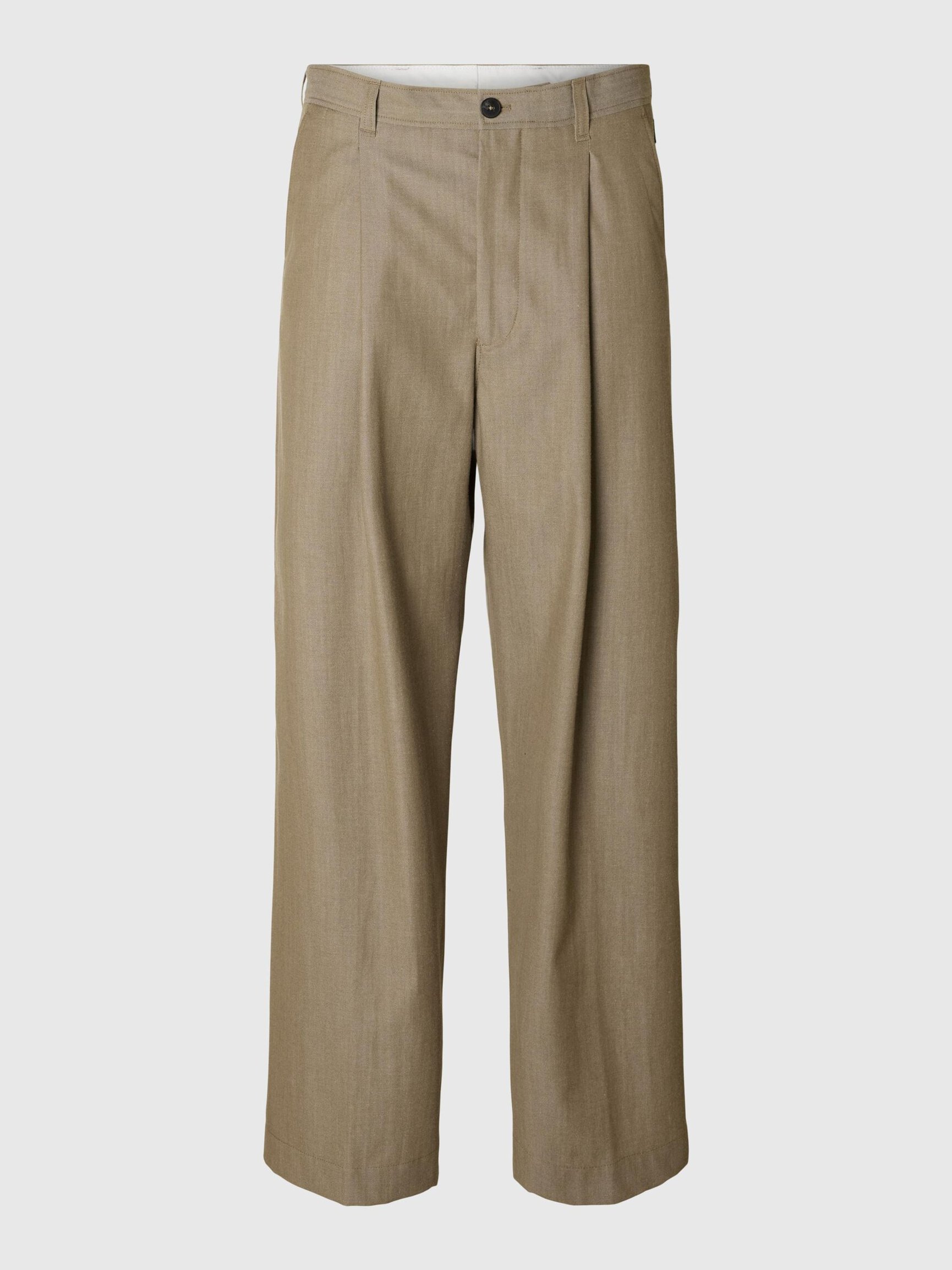 WOOL BLEND TROUSERS