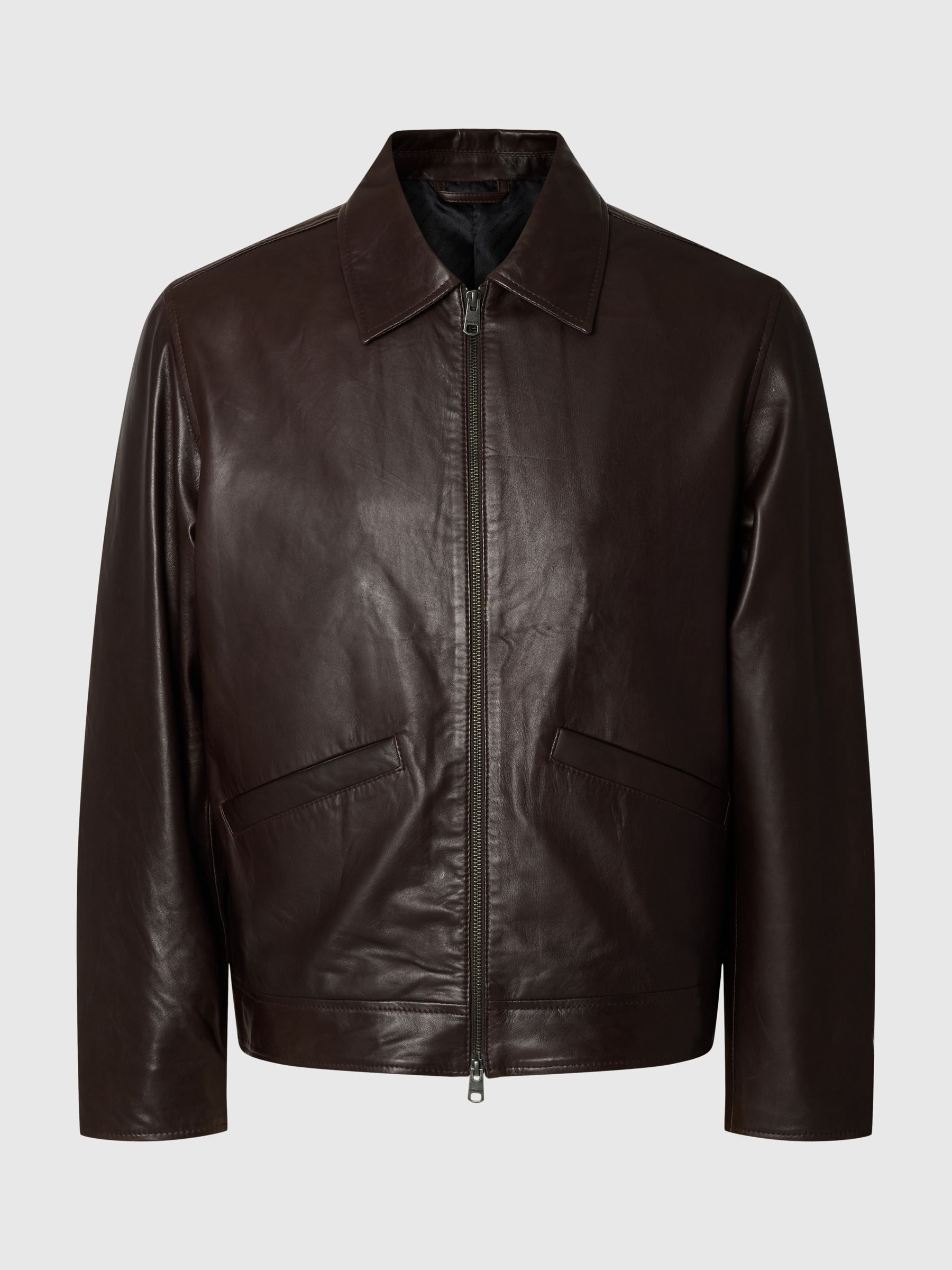 SHORT LEATHER JACKET