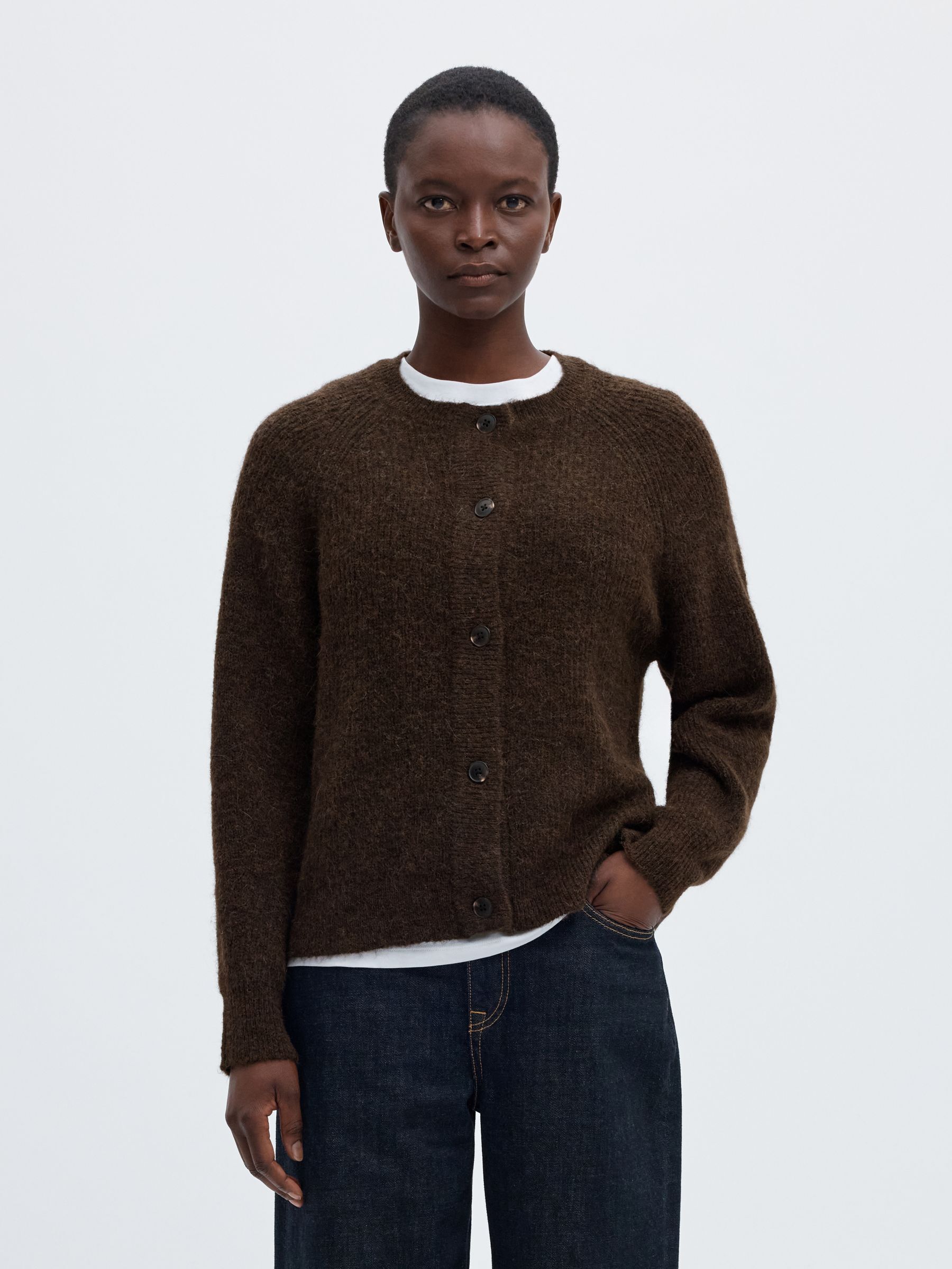 WOOL BLEND CARDIGAN