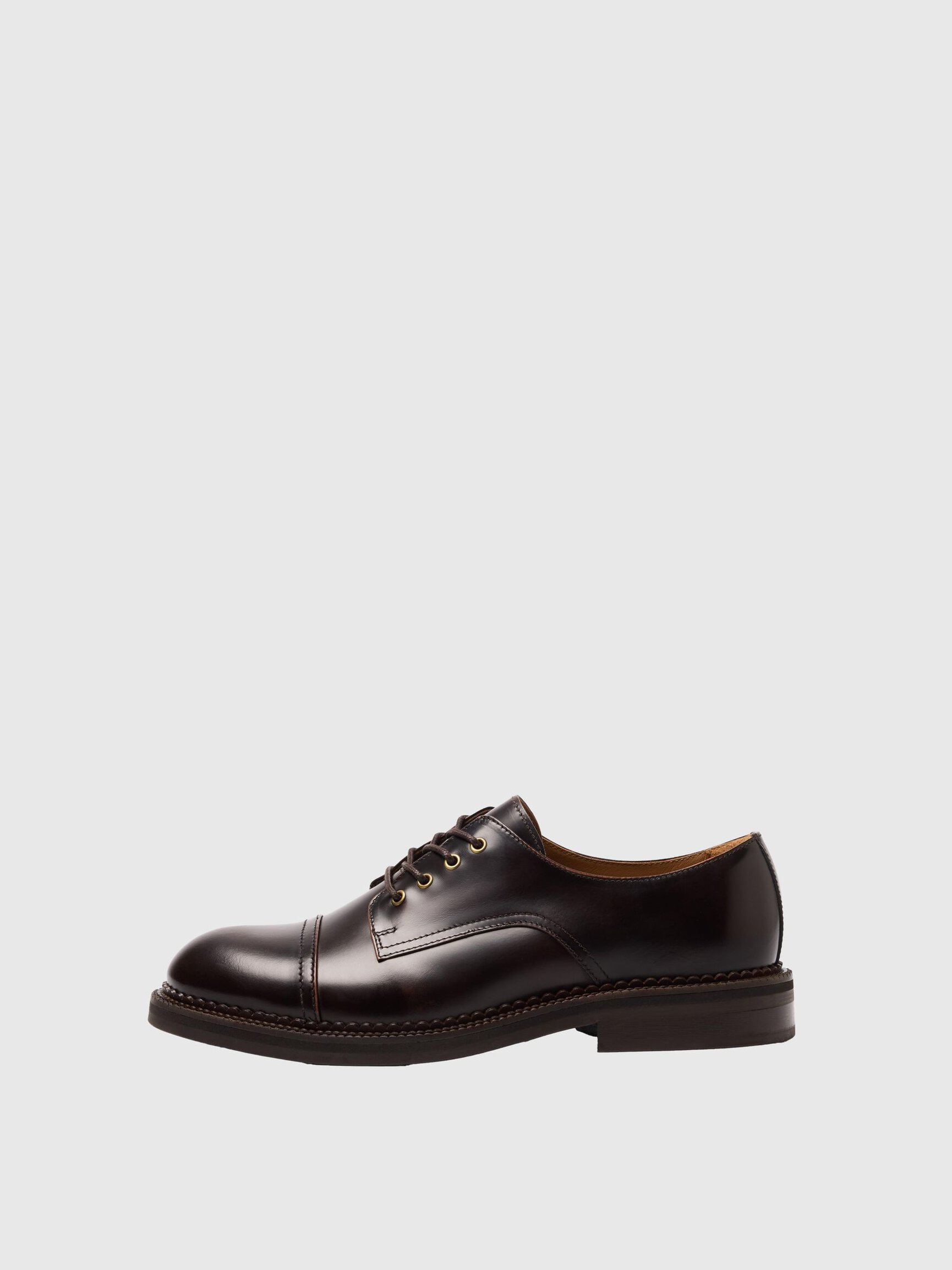 LEATHER DERBY SHOES