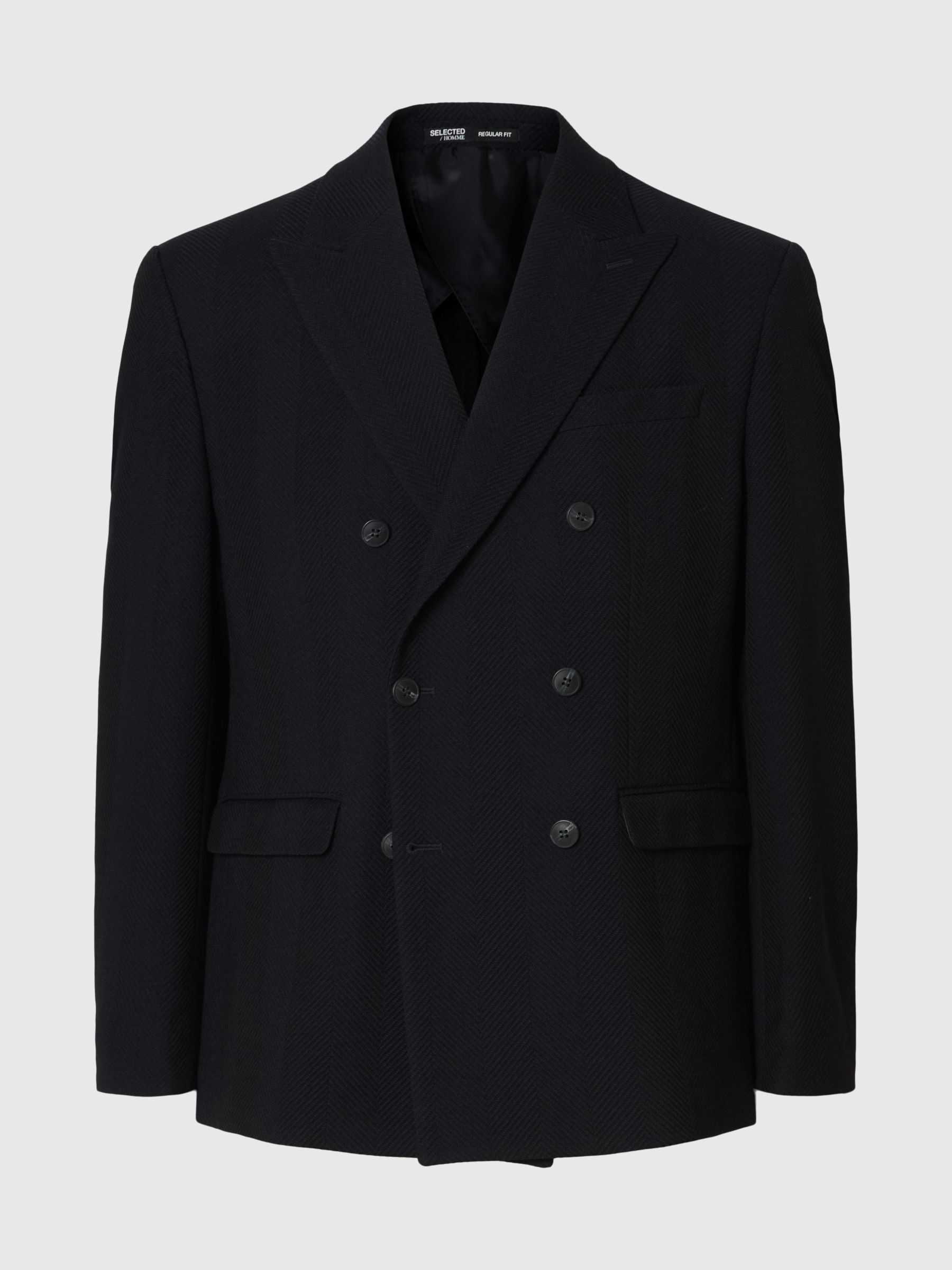 WOOL DOUBLE-BREASTED BLAZER