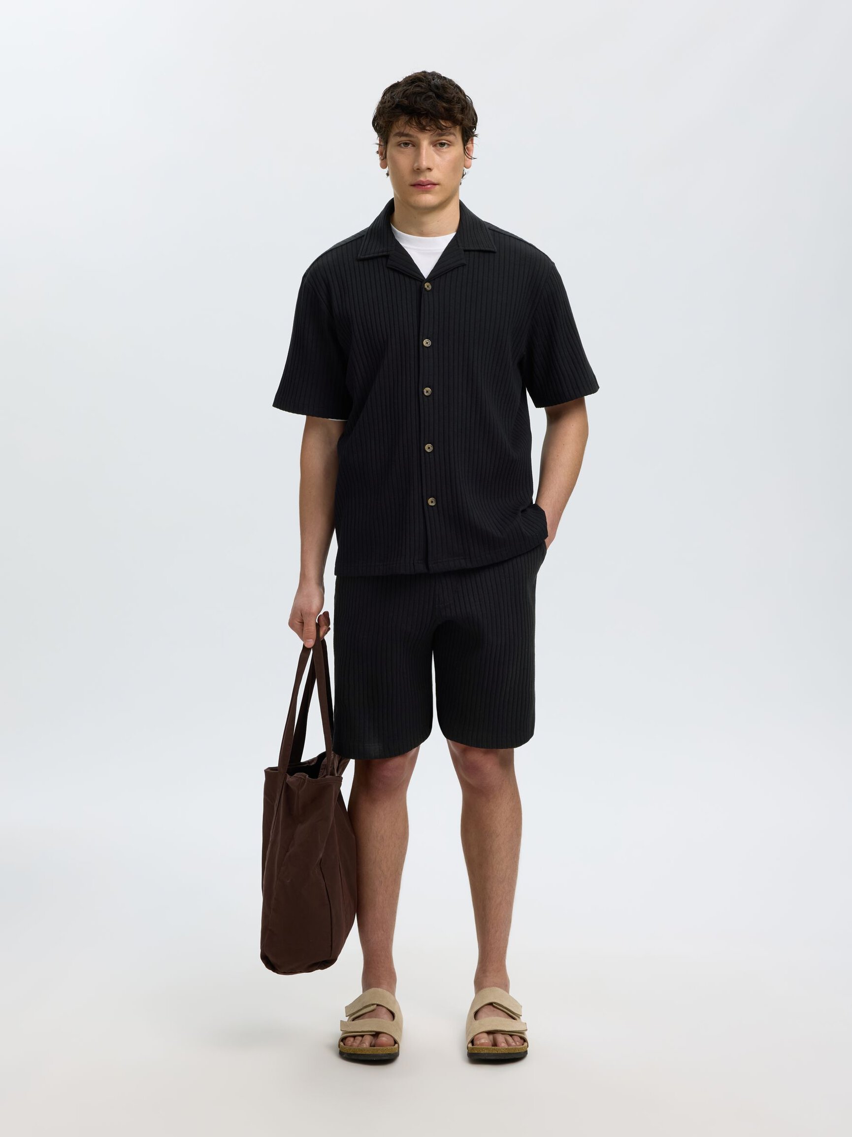 RELAXED FIT GERIBBELD SHORTS