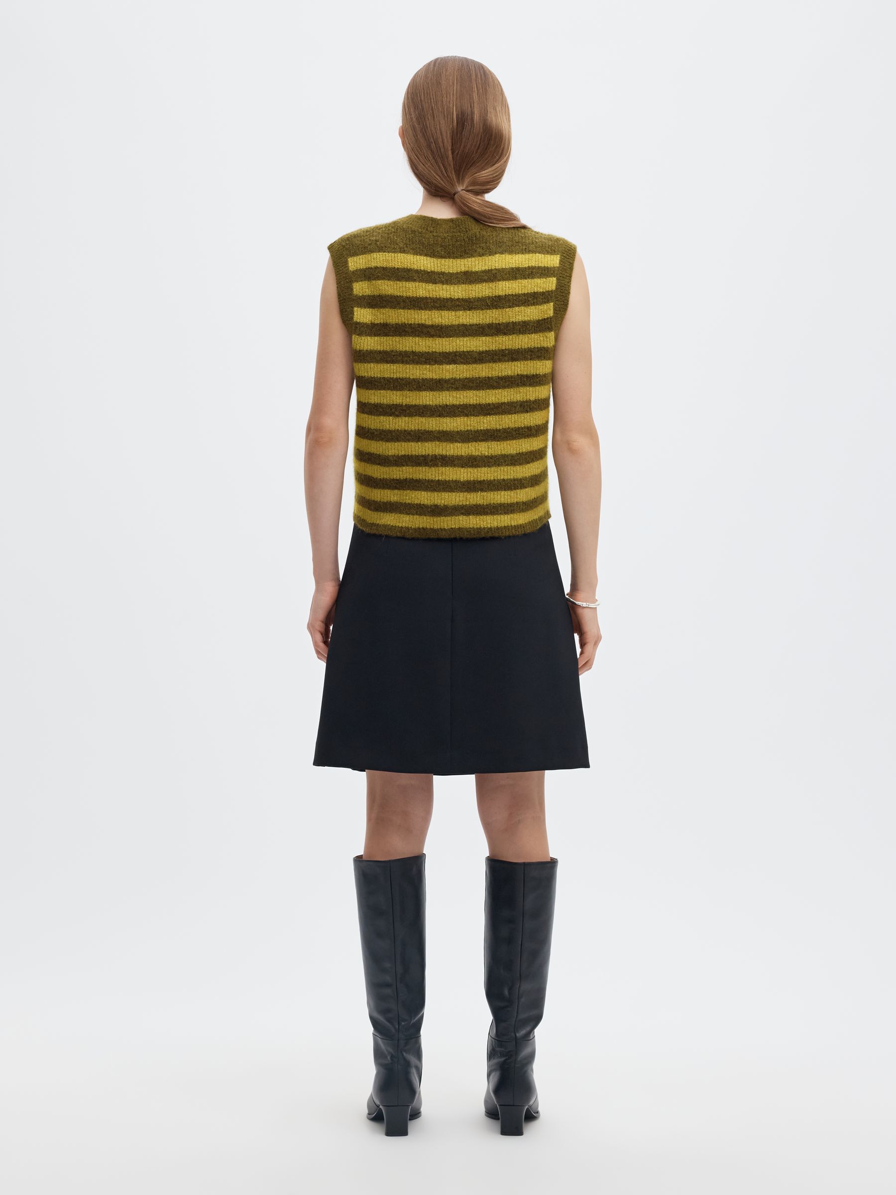 WOOL BLEND  KNITTED VEST