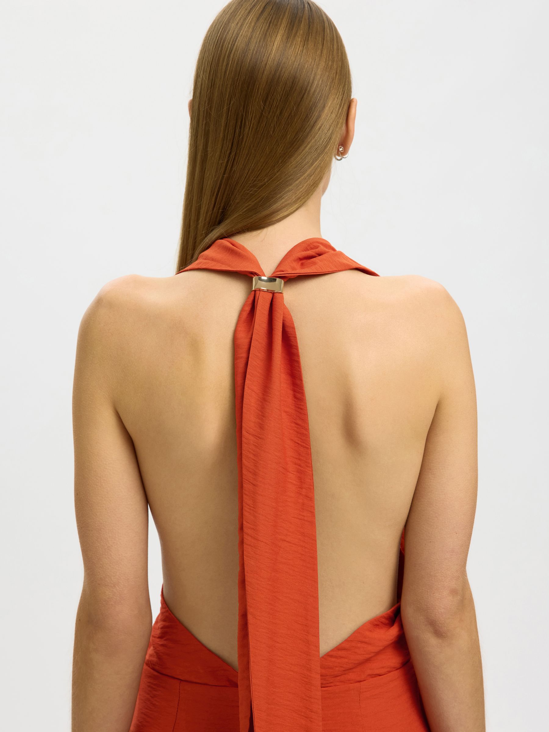 HALTERNECK MAXI DRESS