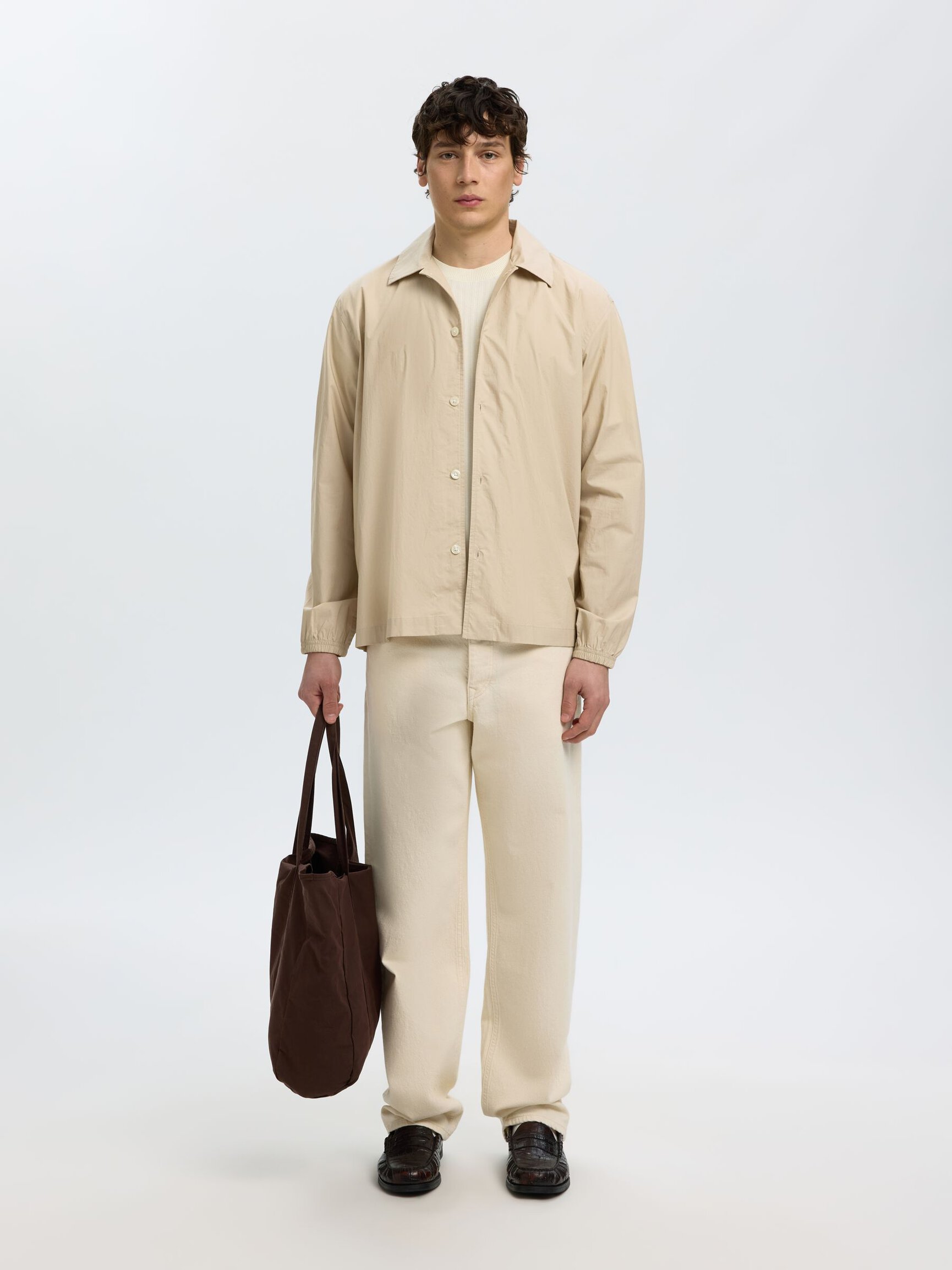 RELAXED FIT COTTON OVERSHIRT