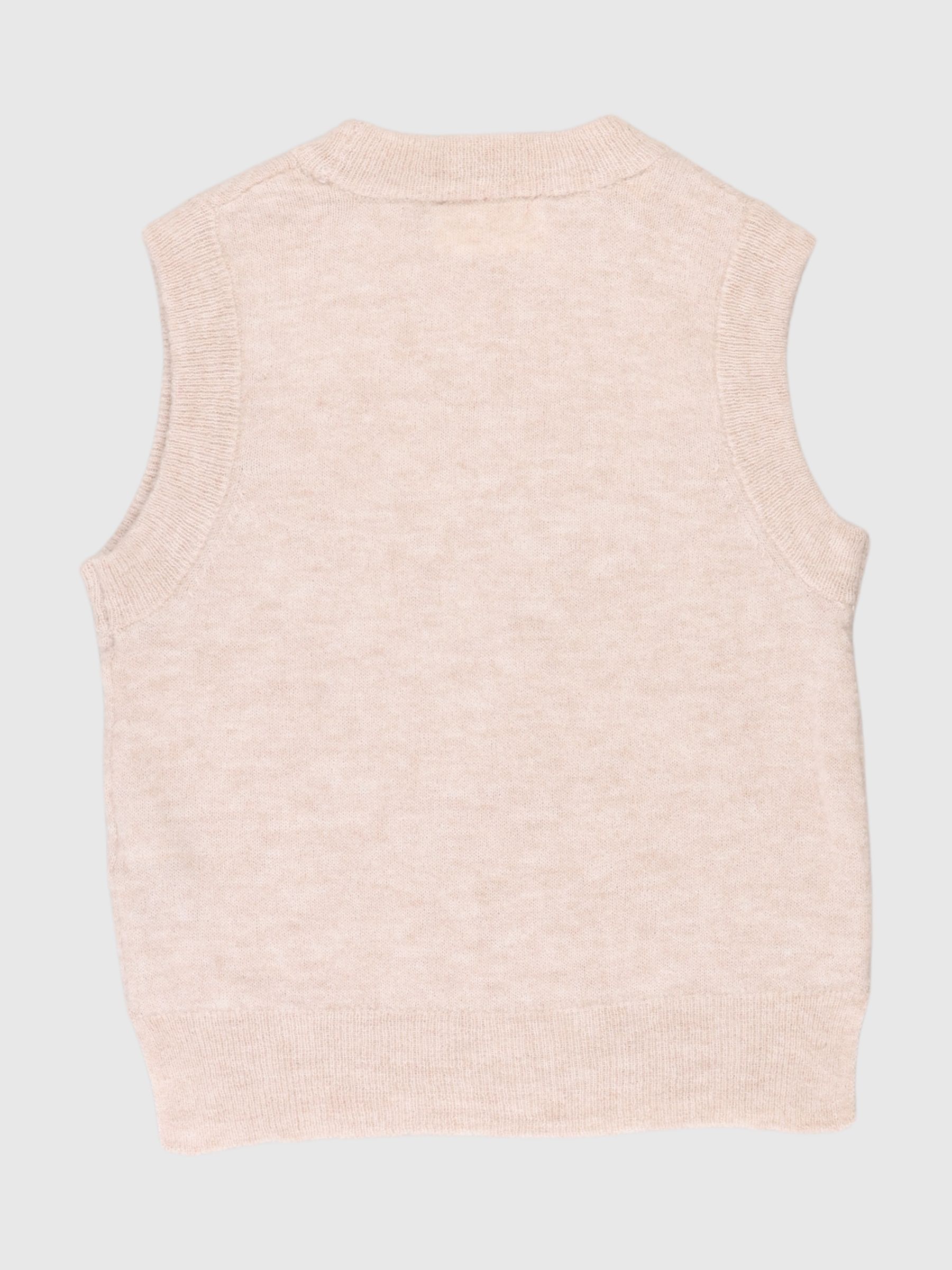 ROUND NECK KNITTED VEST