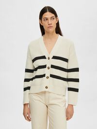 GESTREIFTER STRICKJACKE, Snow White, highres