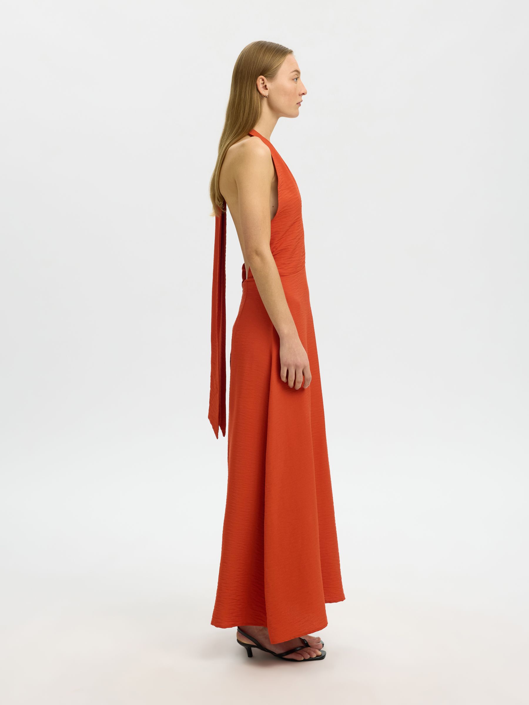 HALTERNECK MAXI DRESS