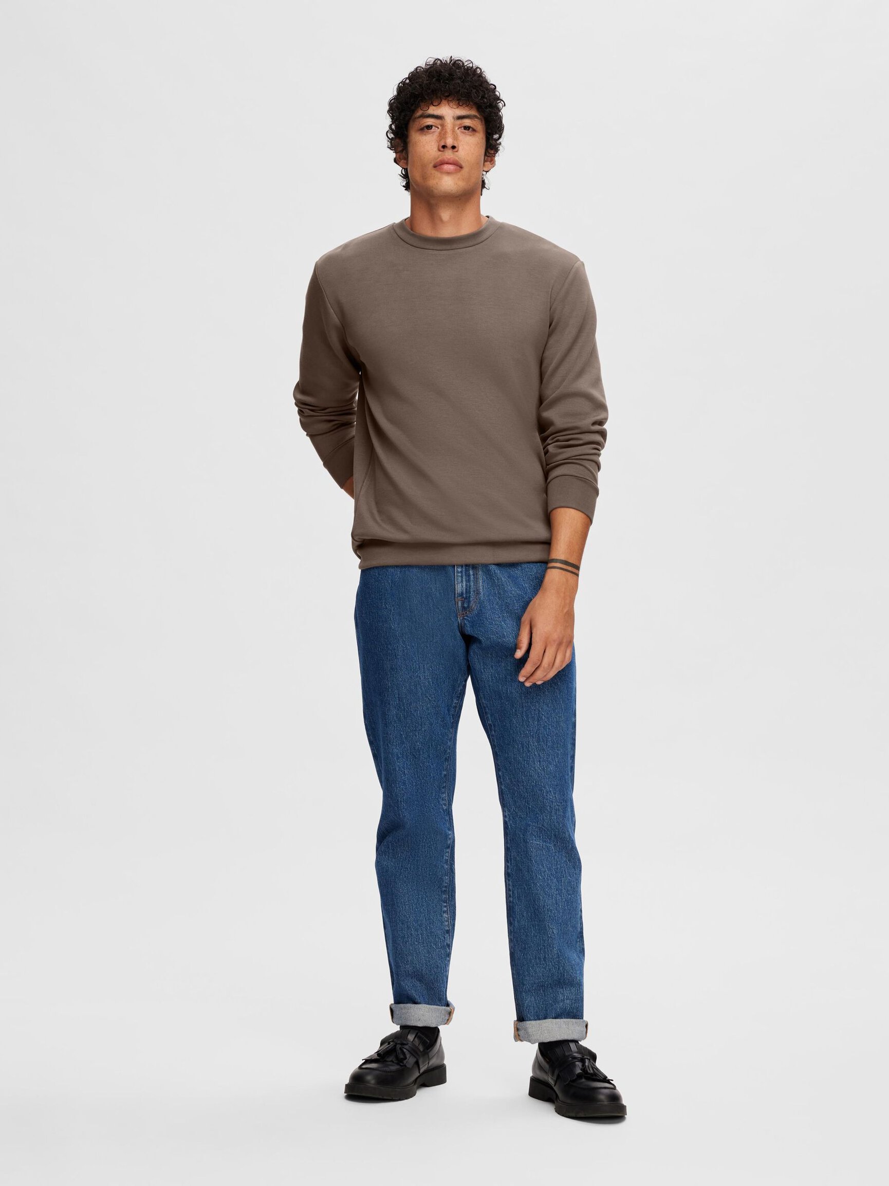 VISCOSE BLEND SWEATSHIRT