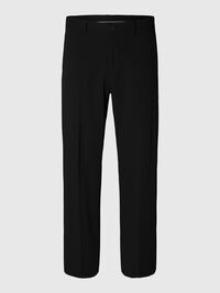 LOOSE FIT TROUSERS, Black, highres