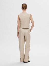 TAILORED LEINENMIX WESTE, Humus, highres