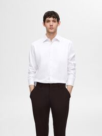 SLIM FIT OVERHEMD, Bright White, highres