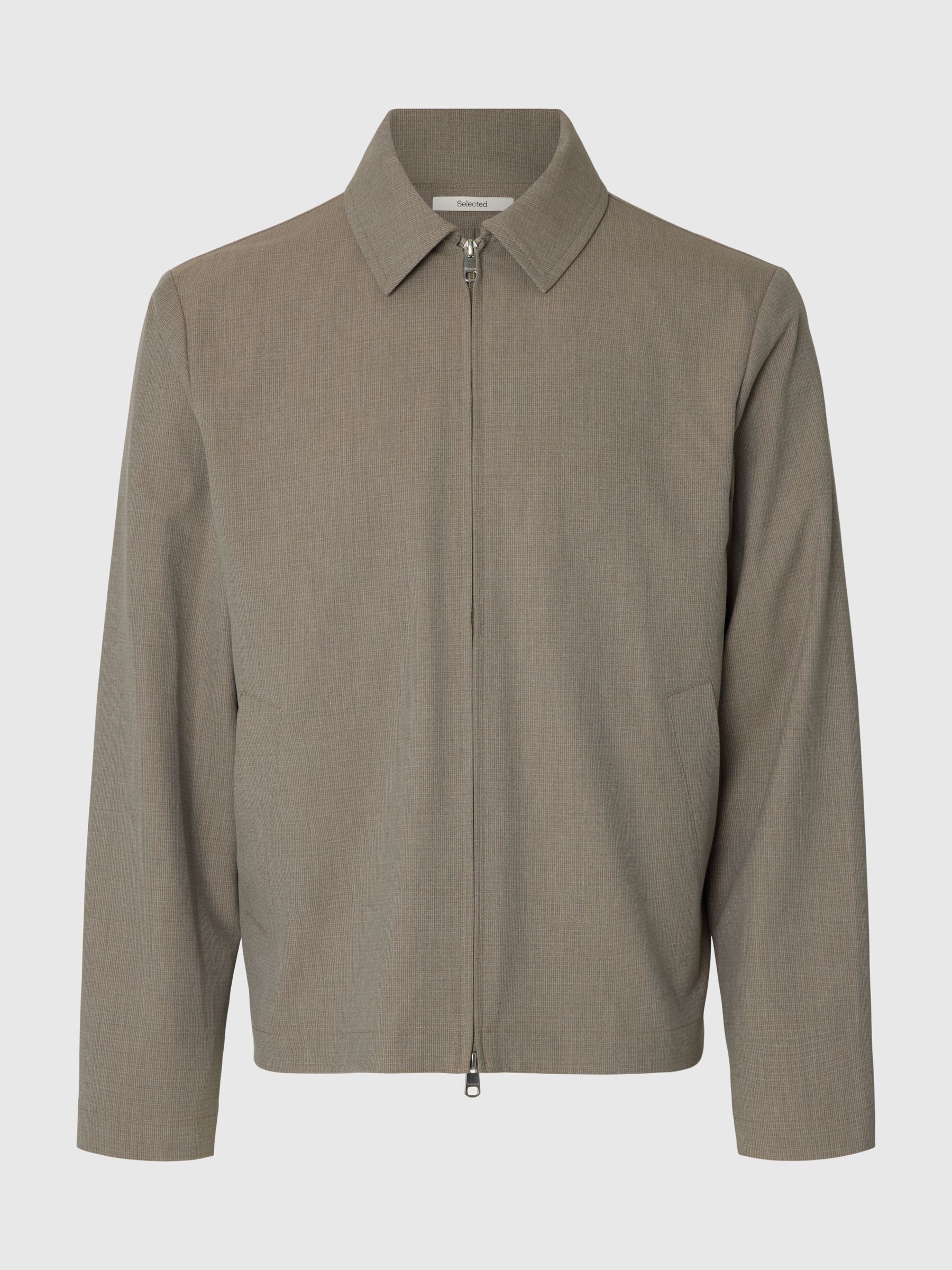 TAILORED ZIP-UP JACKET