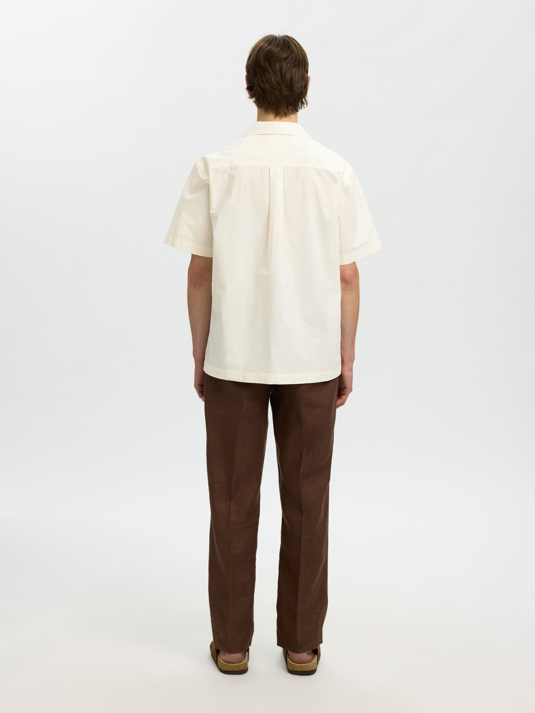 BRODERIE ANGLAISE SHORT SLEEVED SHIRT