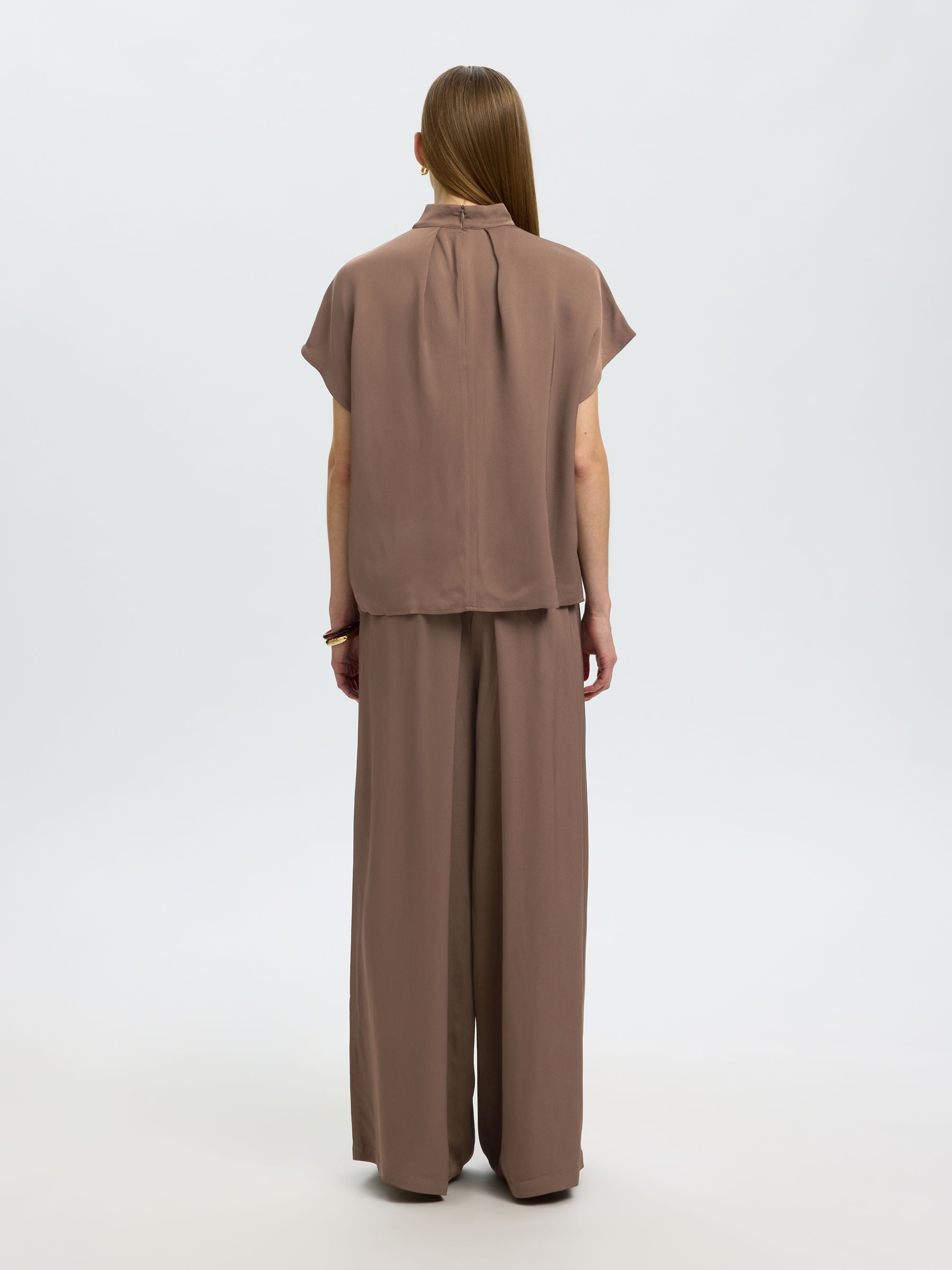 VISKOSE WIDE LEG HOSE