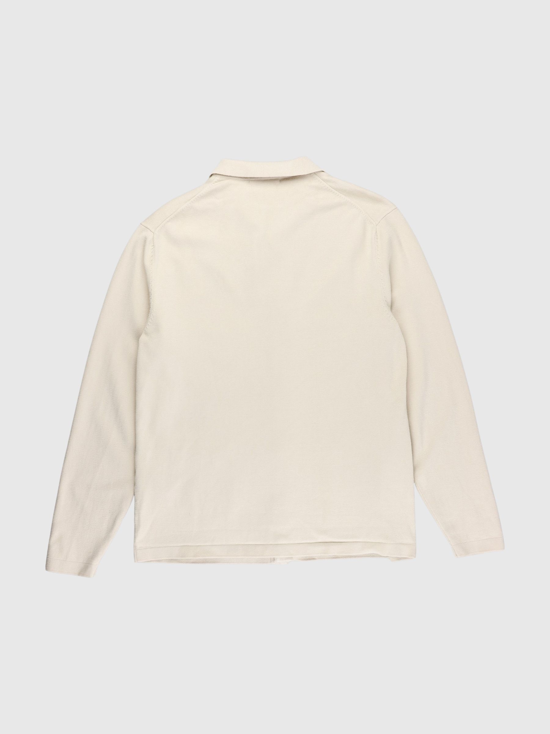 KNITTED POLO CARDIGAN